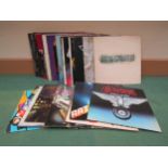 A collection of assorted Rock LP's including Led Zeppelin, Queen, Aerosmith, Deep Purple, King