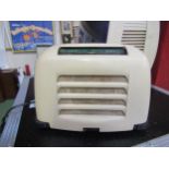 A Kolster-Brandes FB10 "toaster" radio in cream Bakelite
