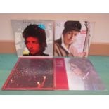 BOB DYLAN: Three LP's to include 'Bob Dylan' (CBS 32001), 'Blood On The Tracks' (S 69097) and '