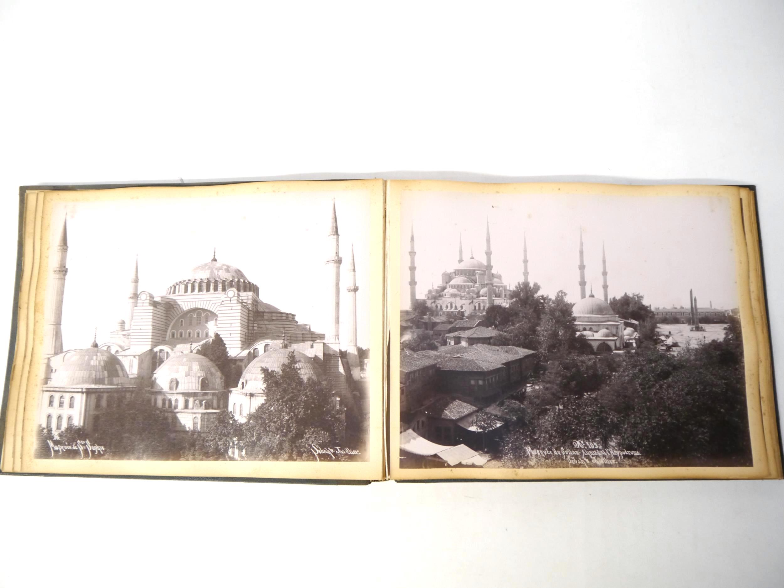 (Istanbul, Turkey, Ottoman Empire), a circa late 19th Century photograph album containing 24 mounted - Image 9 of 25