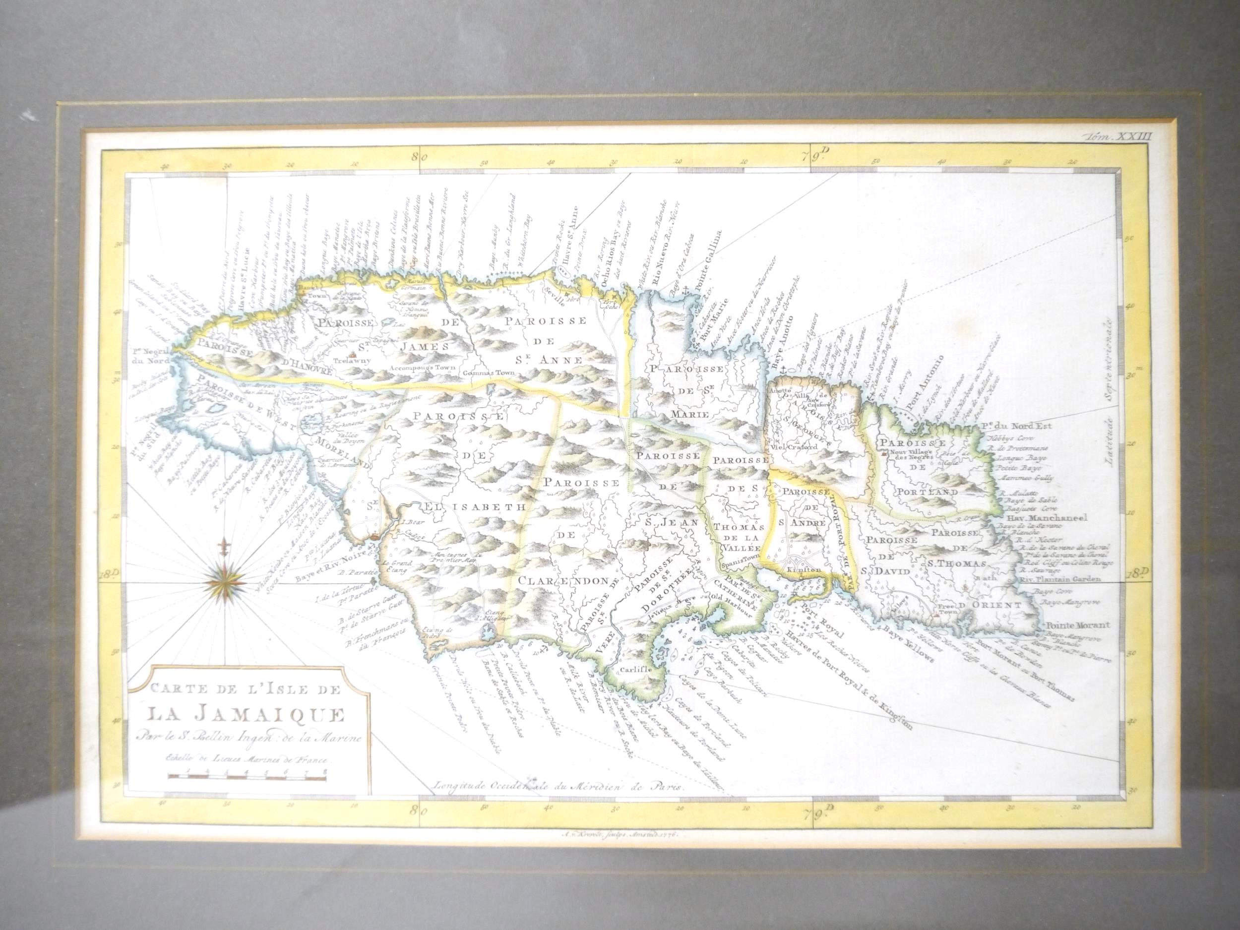 (Jamaica), 'A Map of the Island of Jamaica. Divided into Counties and Parishes, for the History of - Image 7 of 9