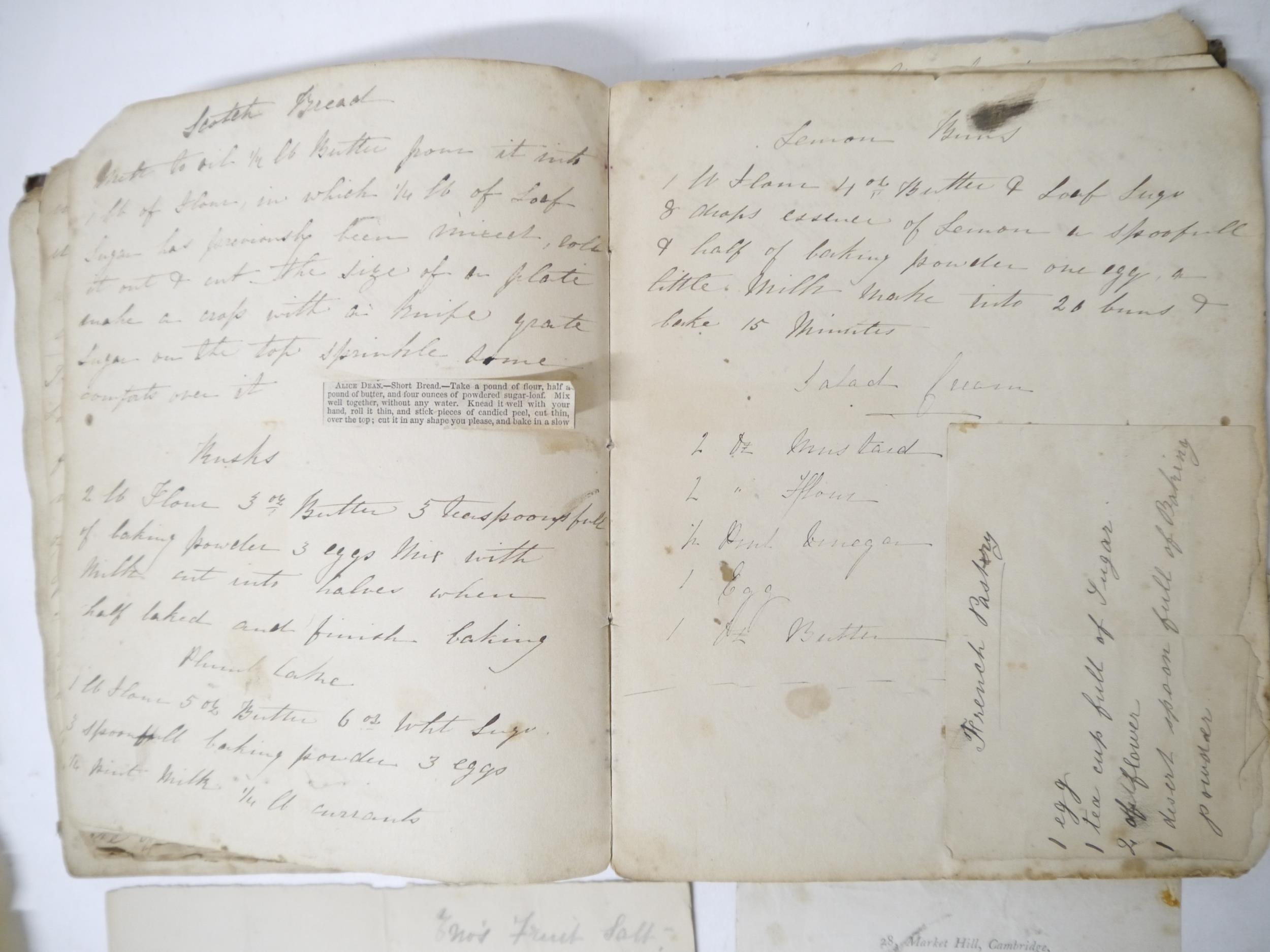 A manuscript book containing a good quantity of circa late 18th to mid 19th Century entries, - Image 22 of 31