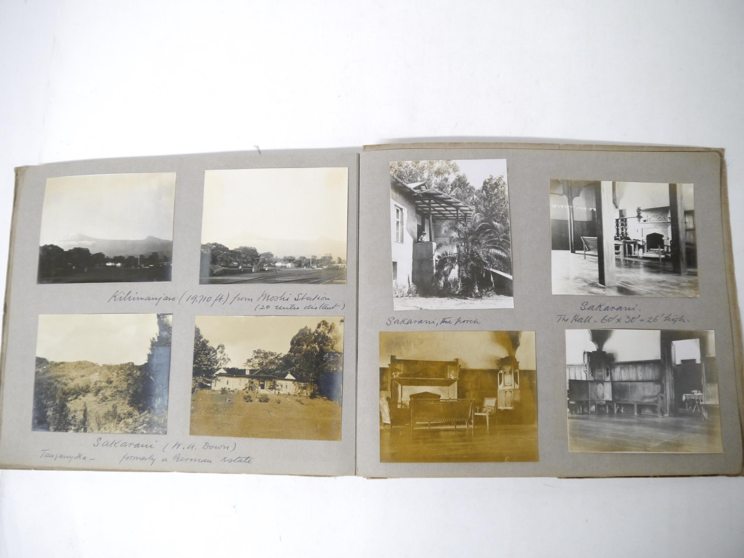 A photograph album of East Africa 1924-25, 130+ mounted photographs, mainly captioned, journey on SS - Image 23 of 27