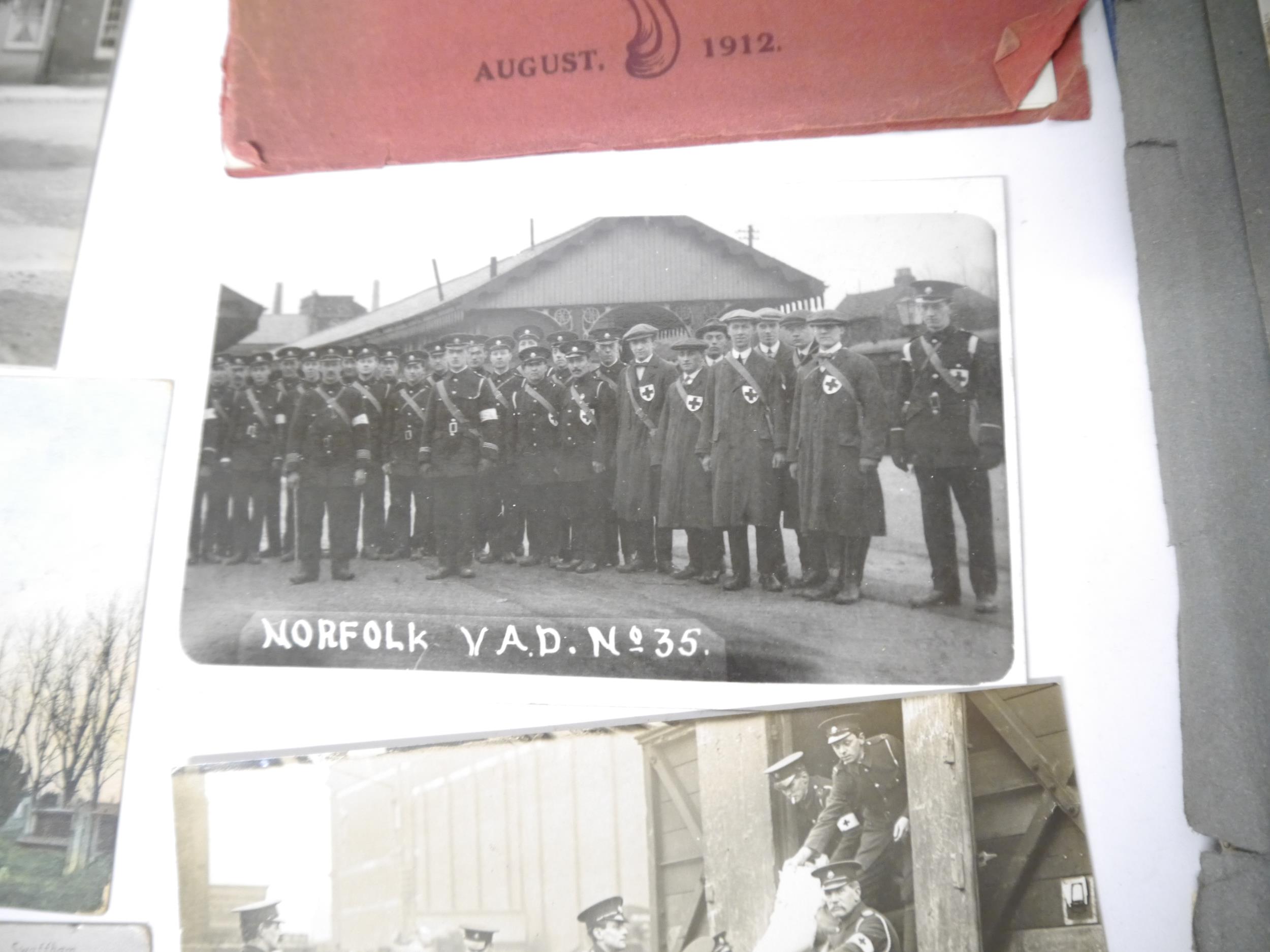 A collection of Norfolk and Norwich related ephemera, photographs and postcards, including a scrap - Image 13 of 33