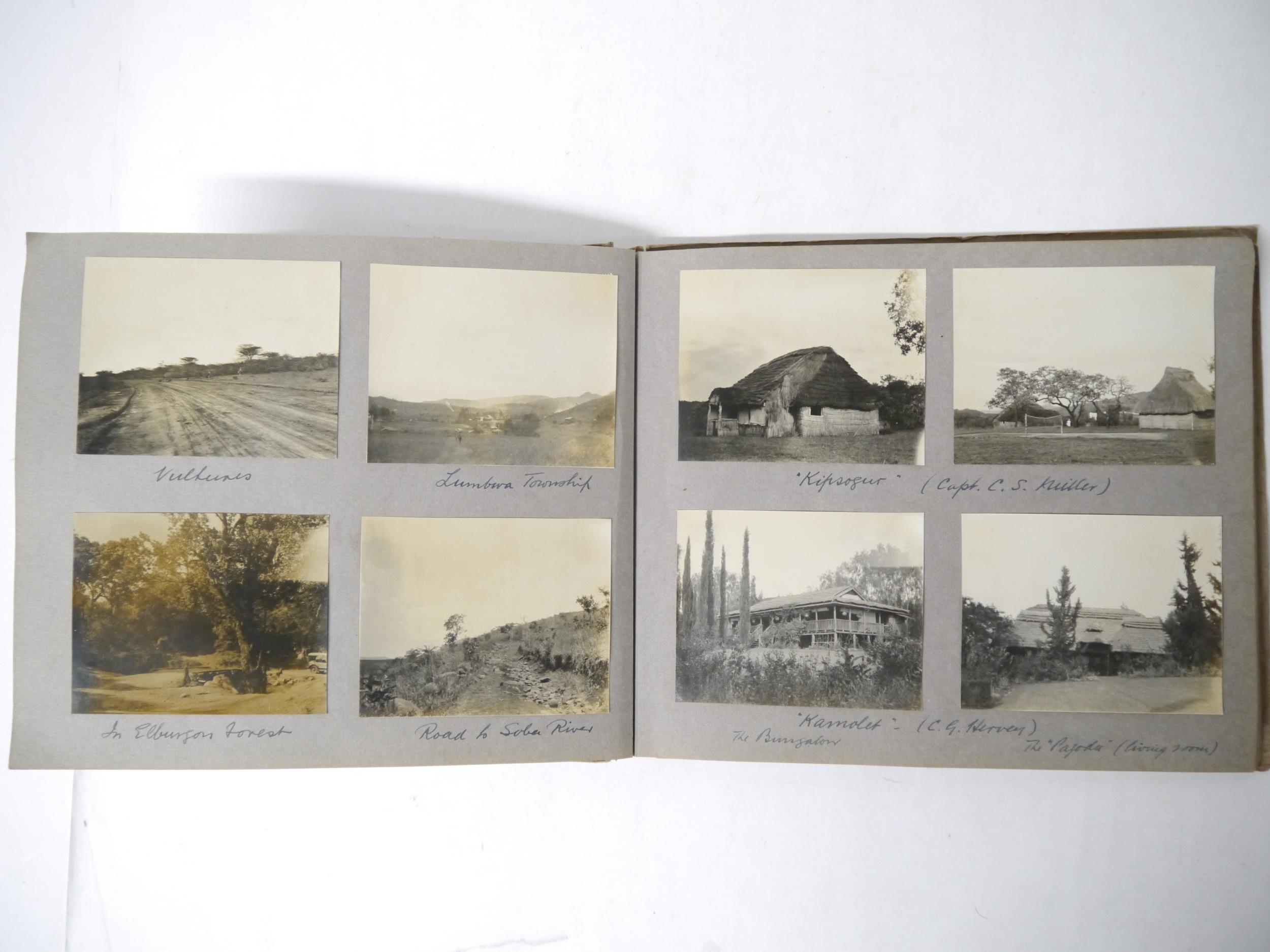 A photograph album of East Africa 1924-25, 130+ mounted photographs, mainly captioned, journey on SS - Image 10 of 27