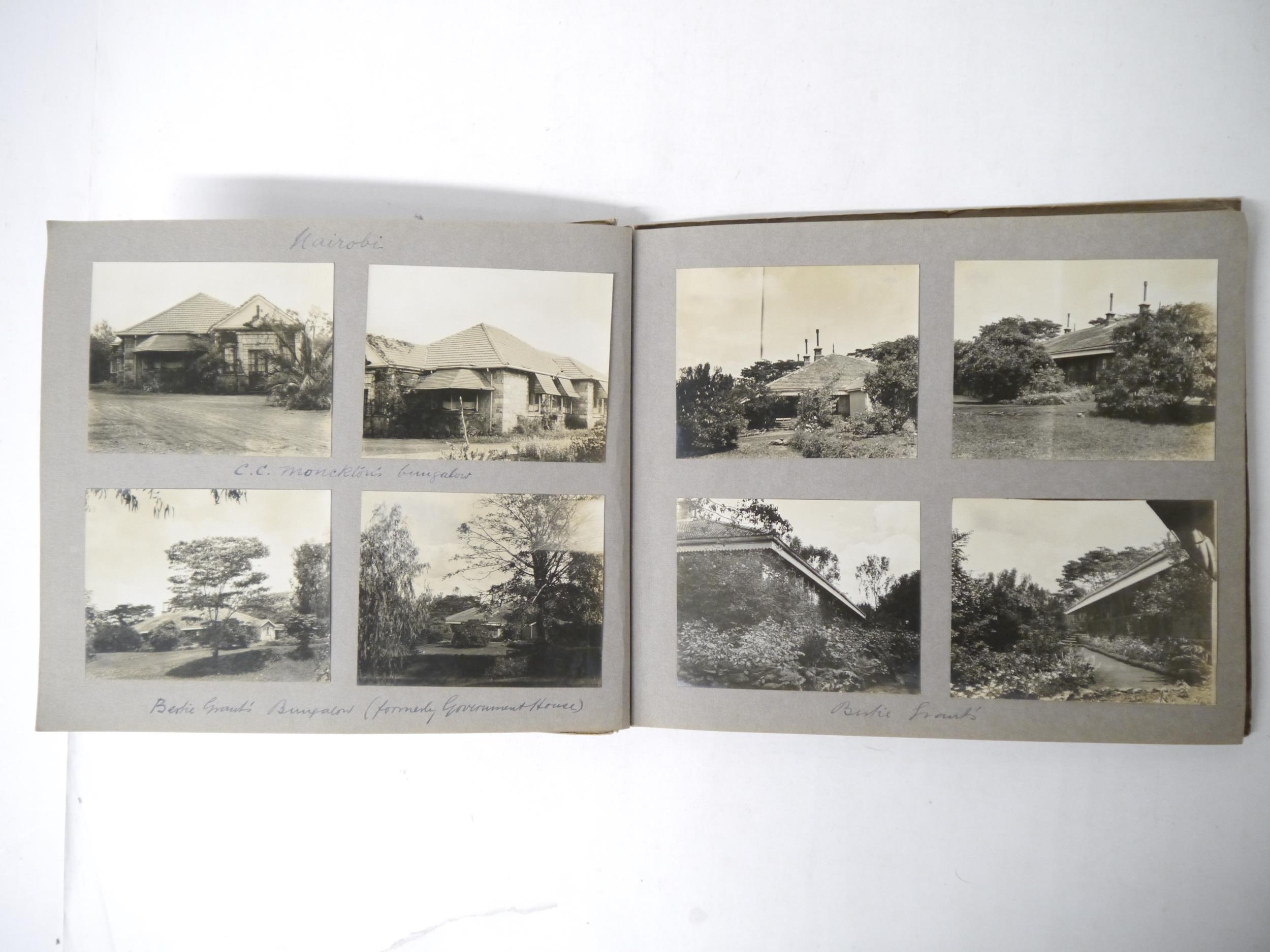 A photograph album of East Africa 1924-25, 130+ mounted photographs, mainly captioned, journey on SS - Image 3 of 27