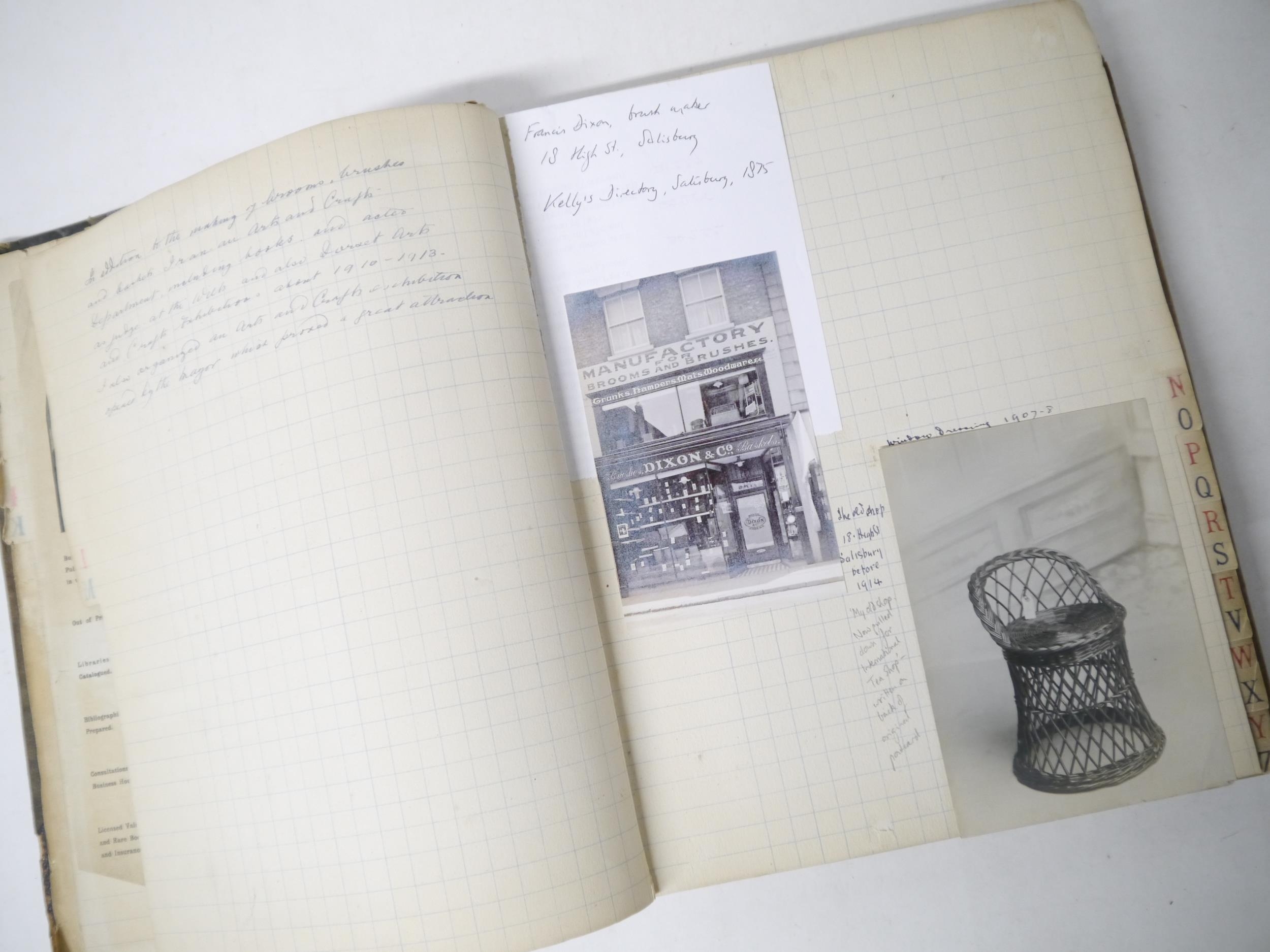 (Antiquarian Bookselling, Book Industry), an album containing photographs, letters, cuttings and - Image 4 of 29