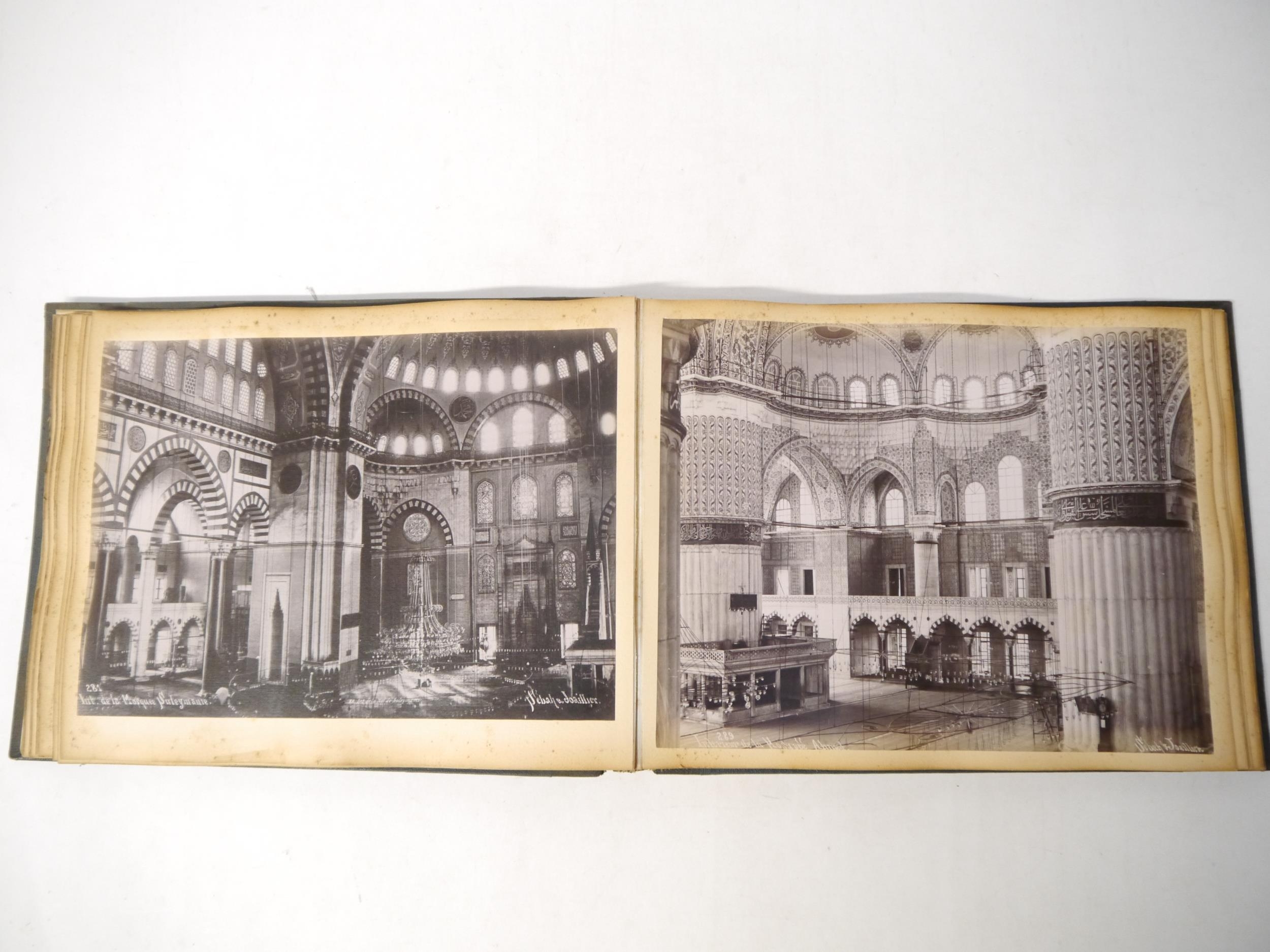 (Istanbul, Turkey, Ottoman Empire), a circa late 19th Century photograph album containing 24 mounted - Image 16 of 25