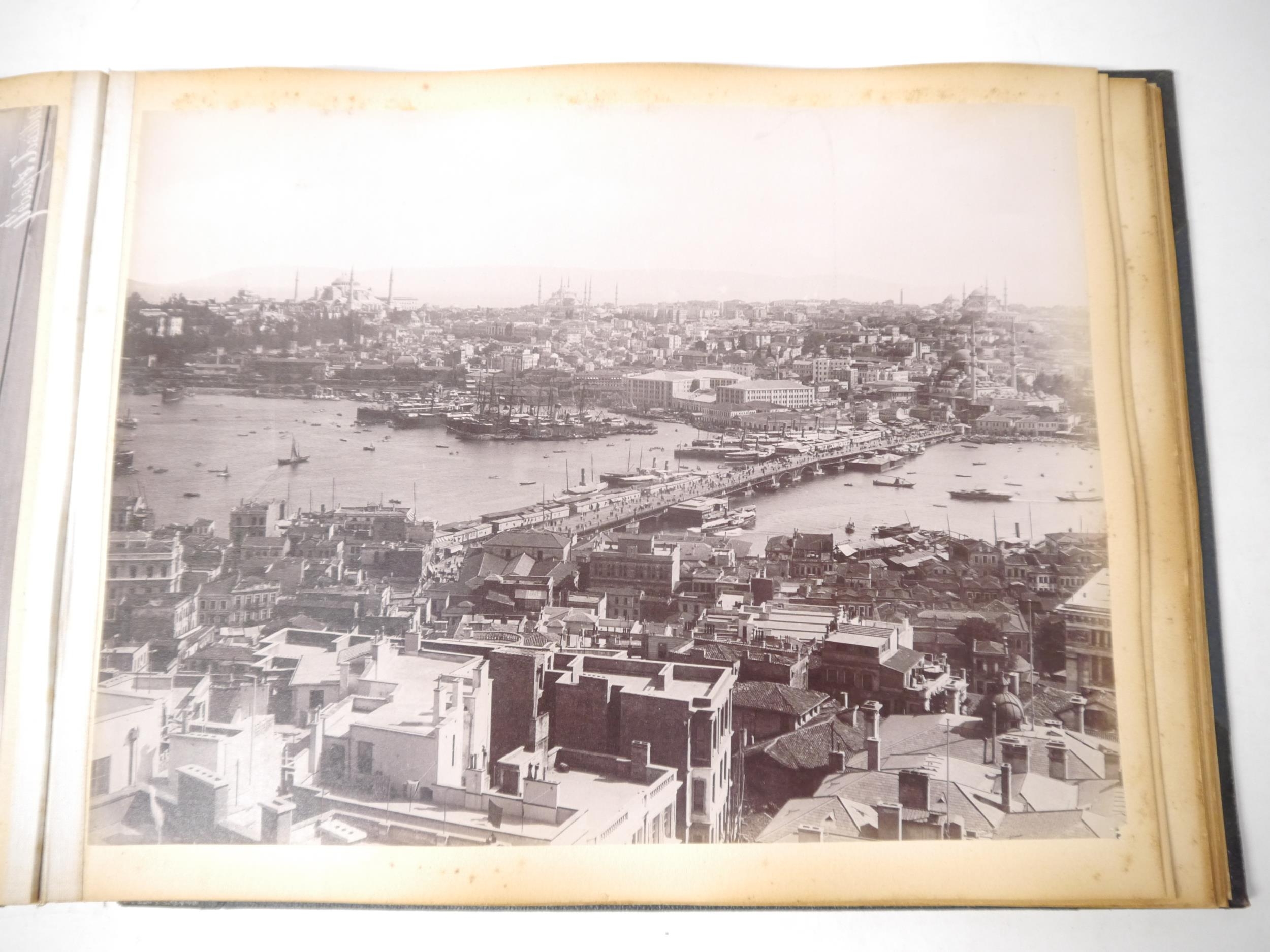 (Istanbul, Turkey, Ottoman Empire), a circa late 19th Century photograph album containing 24 mounted - Image 22 of 25