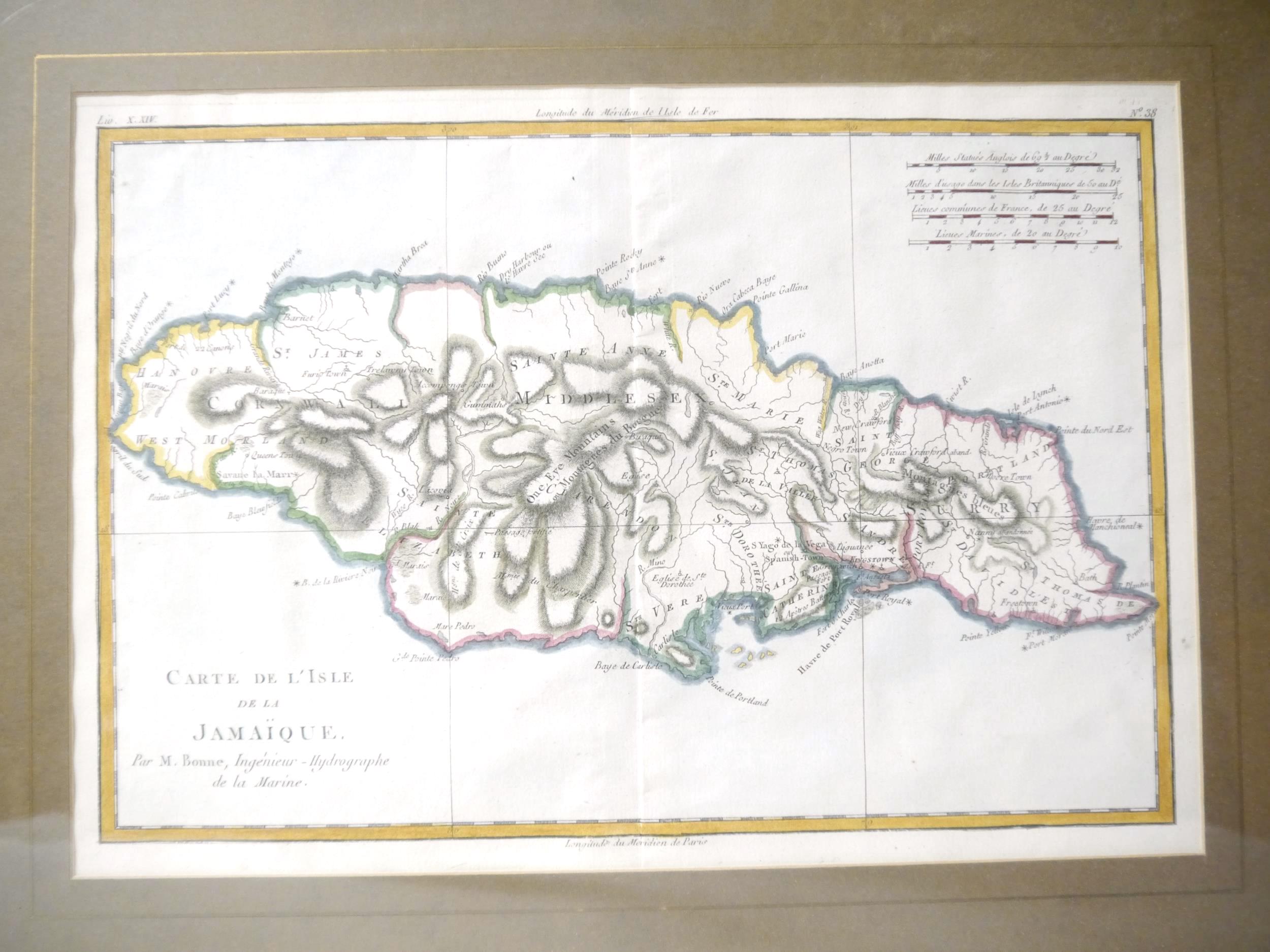 (Jamaica), 'A Map of the Island of Jamaica. Divided into Counties and Parishes, for the History of - Image 9 of 9