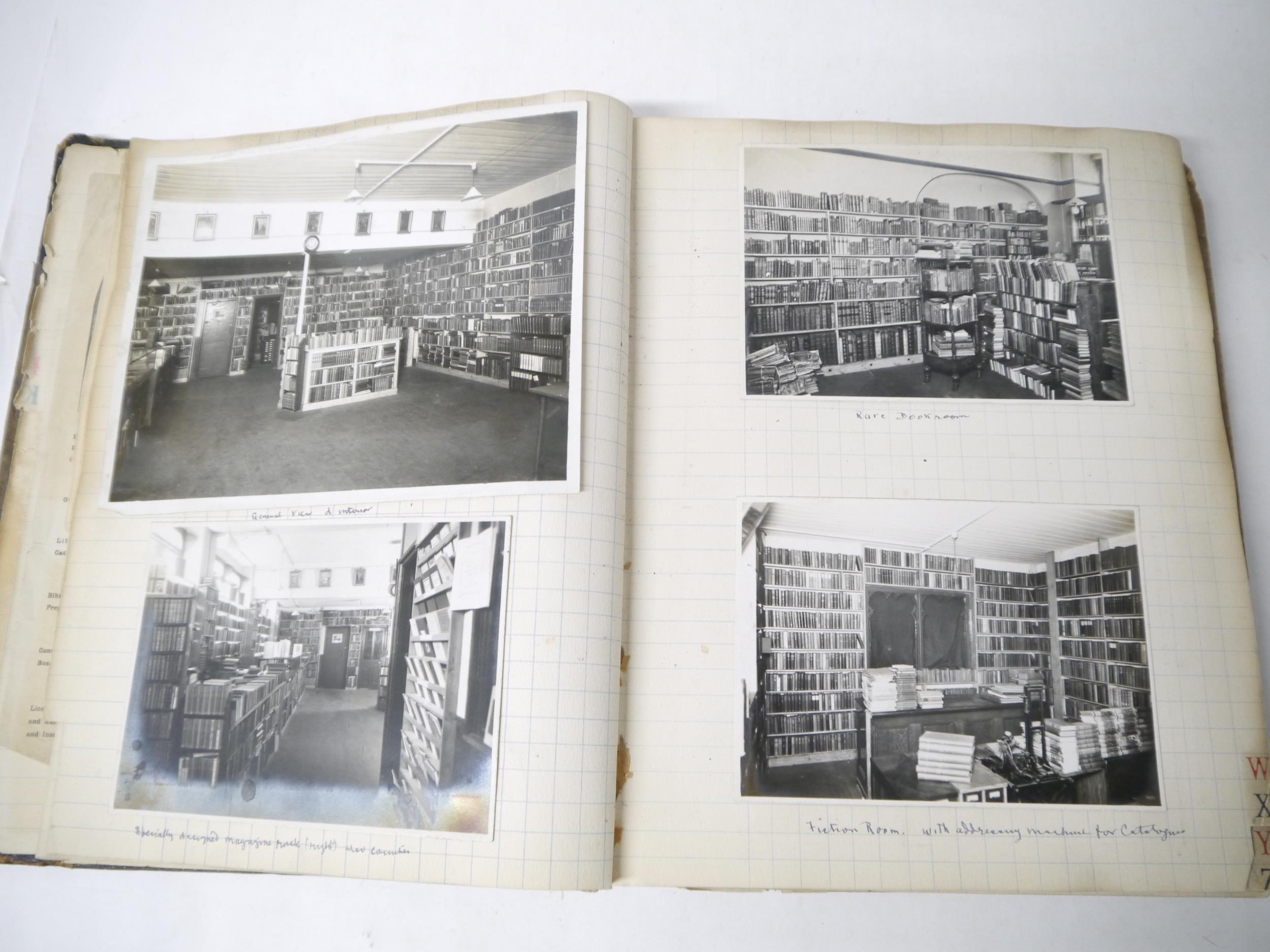 (Antiquarian Bookselling, Book Industry), an album containing photographs, letters, cuttings and - Image 13 of 29