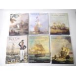 Six Antique Collectors Club titles on Marine Painting, including Charles Brooking, George