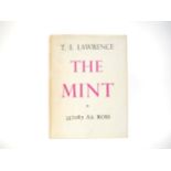T.E. Lawrence: 'The Mint', London, Jonathan Cape, 1955, 1st trade edition, original cloth gilt, dust