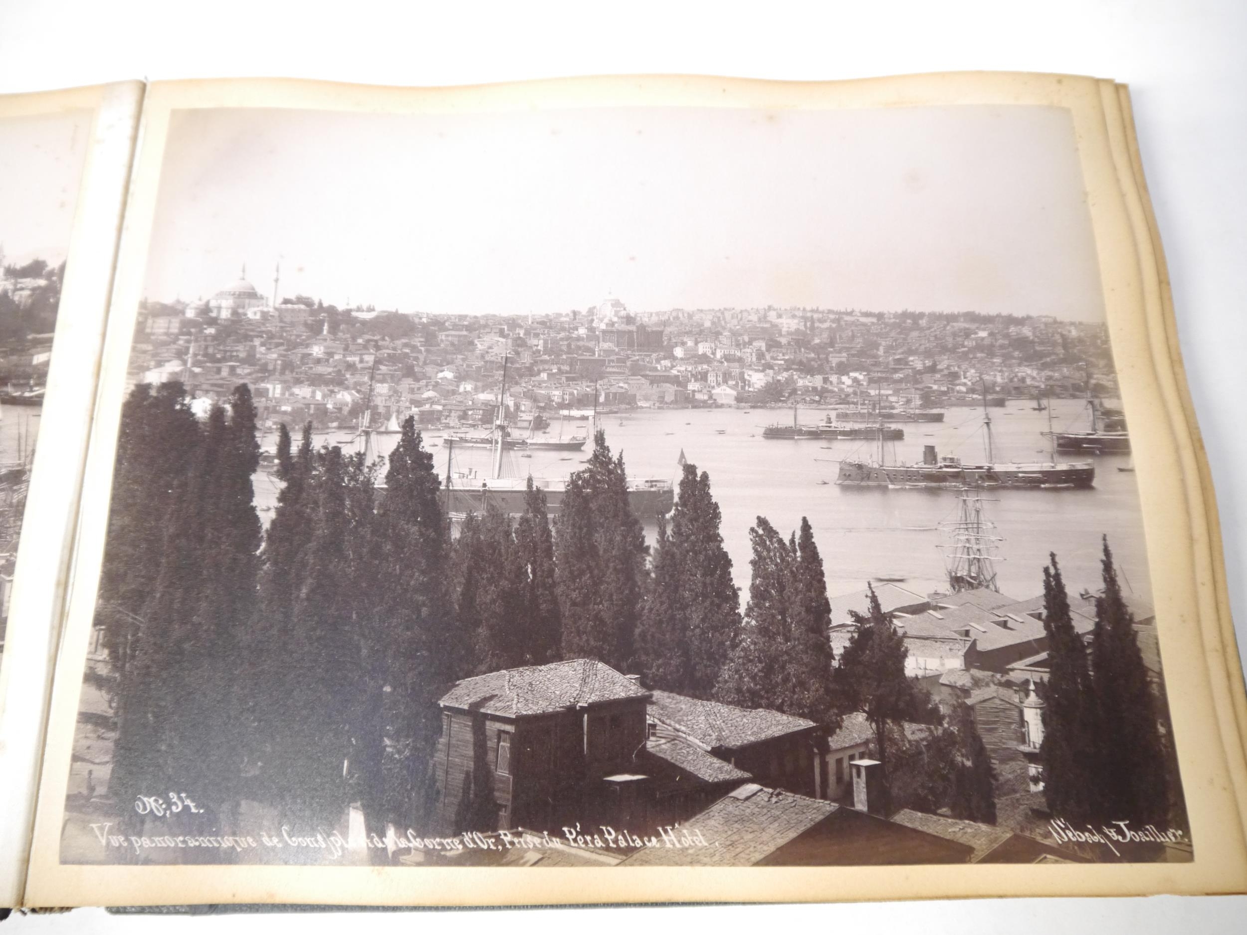 (Istanbul, Turkey, Ottoman Empire), a circa late 19th Century photograph album containing 24 mounted - Image 4 of 25