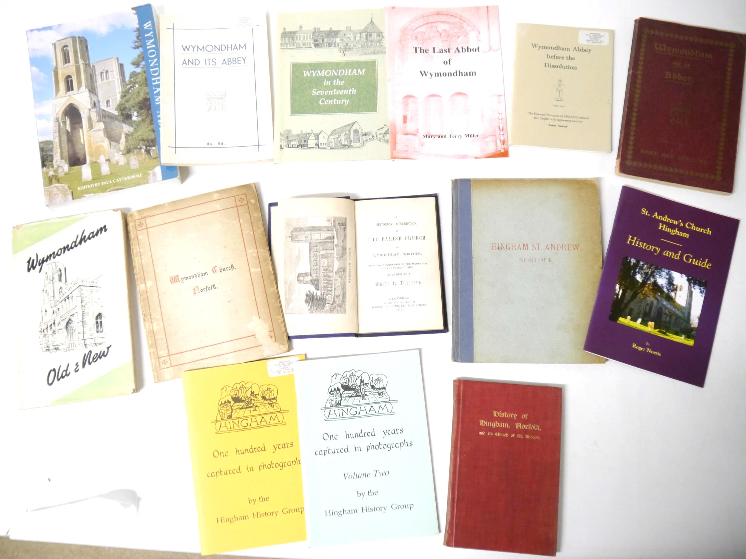 (Wymondham), a small collection of titles relating to Wymondham, including: 'An Historical