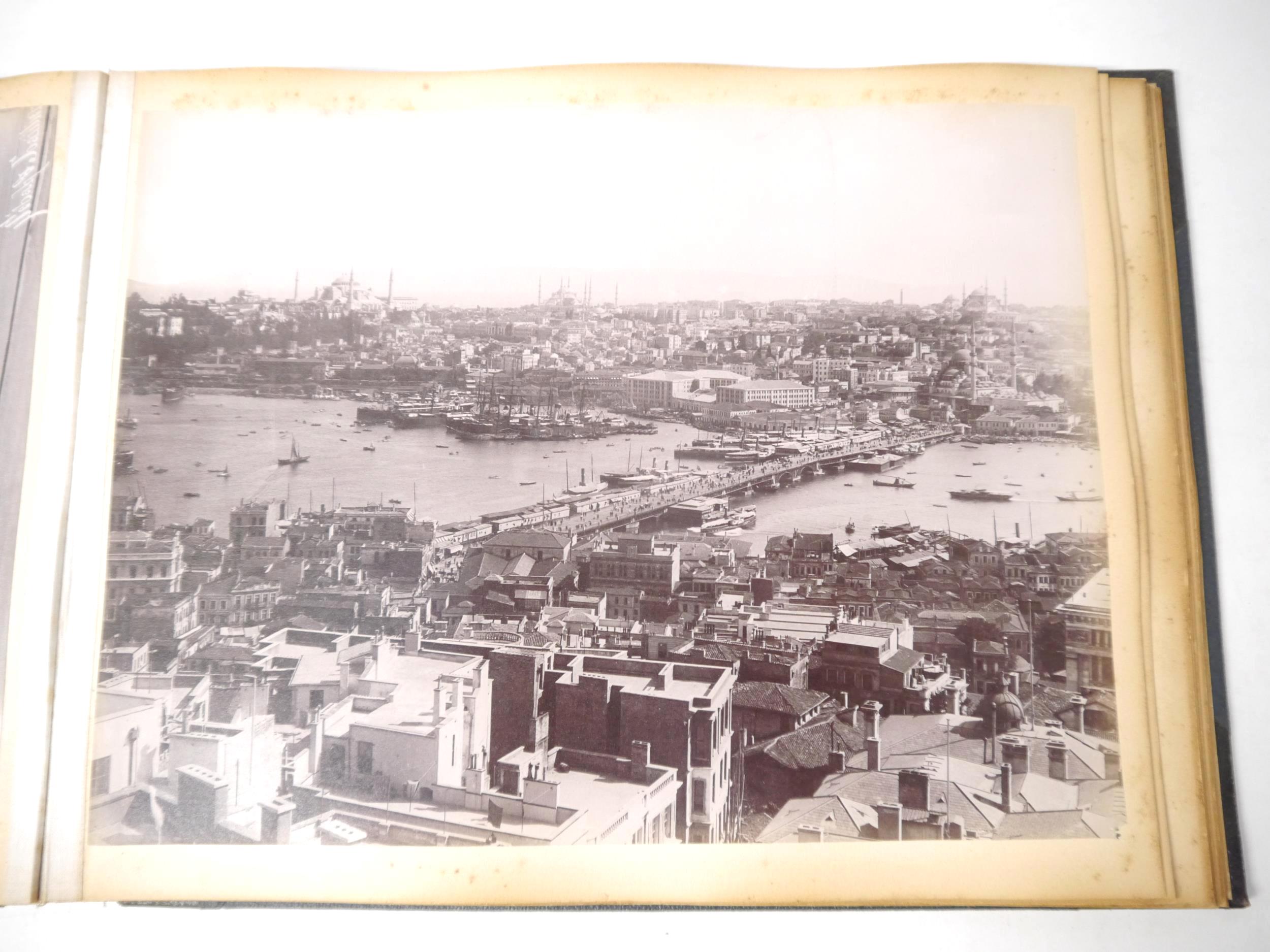 (Istanbul, Turkey, Ottoman Empire), a circa late 19th Century photograph album containing 24 mounted - Image 23 of 25