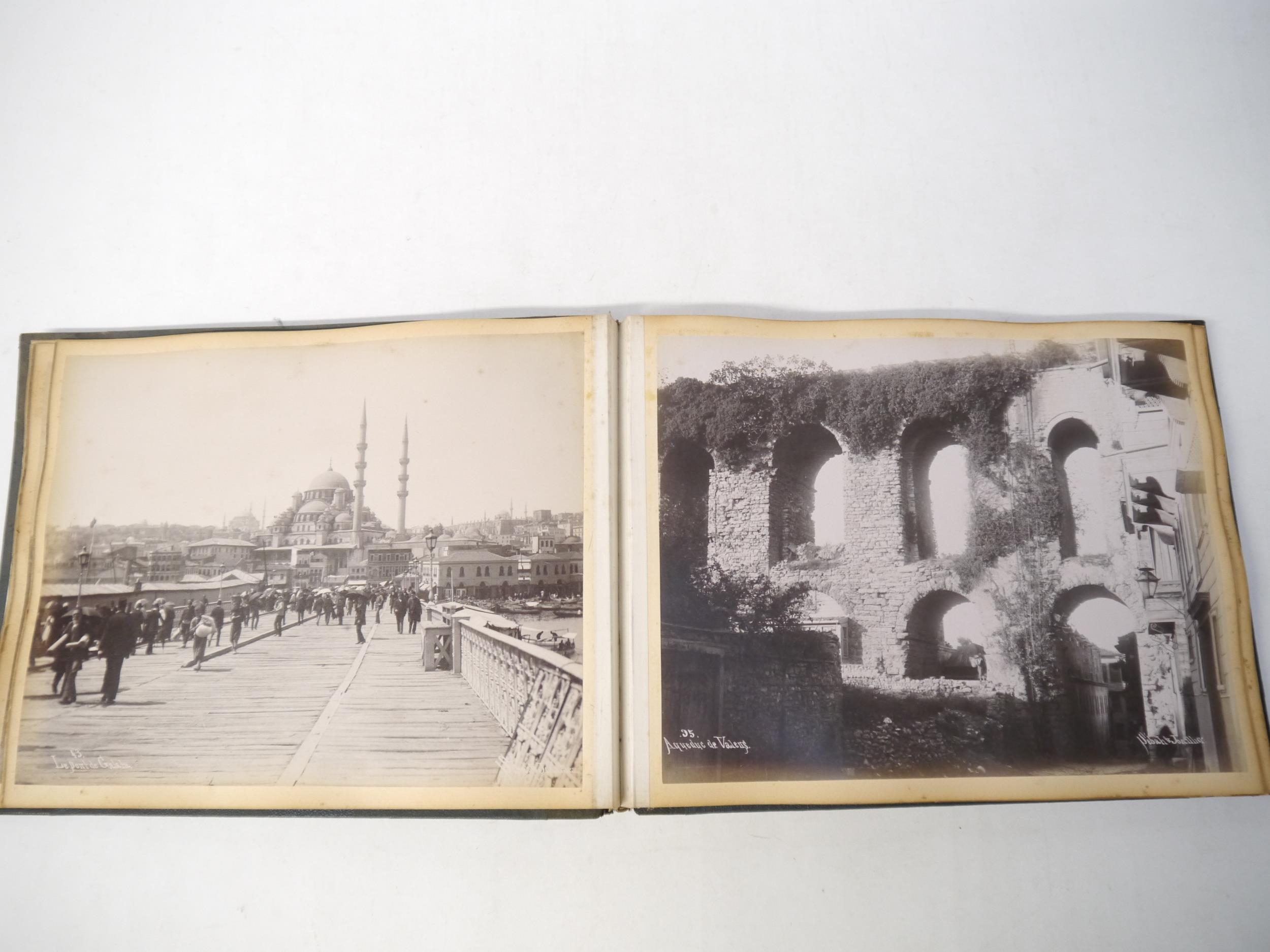 (Istanbul, Turkey, Ottoman Empire), a circa late 19th Century photograph album containing 24 mounted - Image 6 of 25