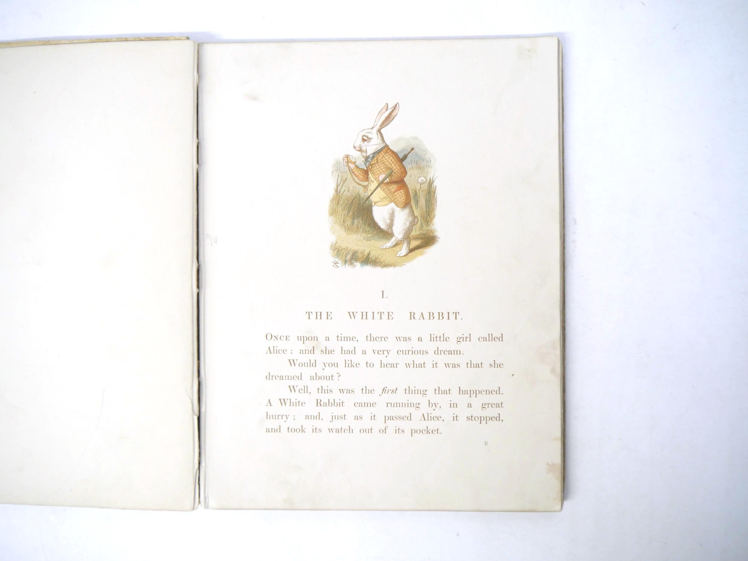 Lewis Carroll [i.e. Charles Lutwidge Dodgson]: 'The Nursery "Alice", Containing Twenty Coloured - Image 5 of 13