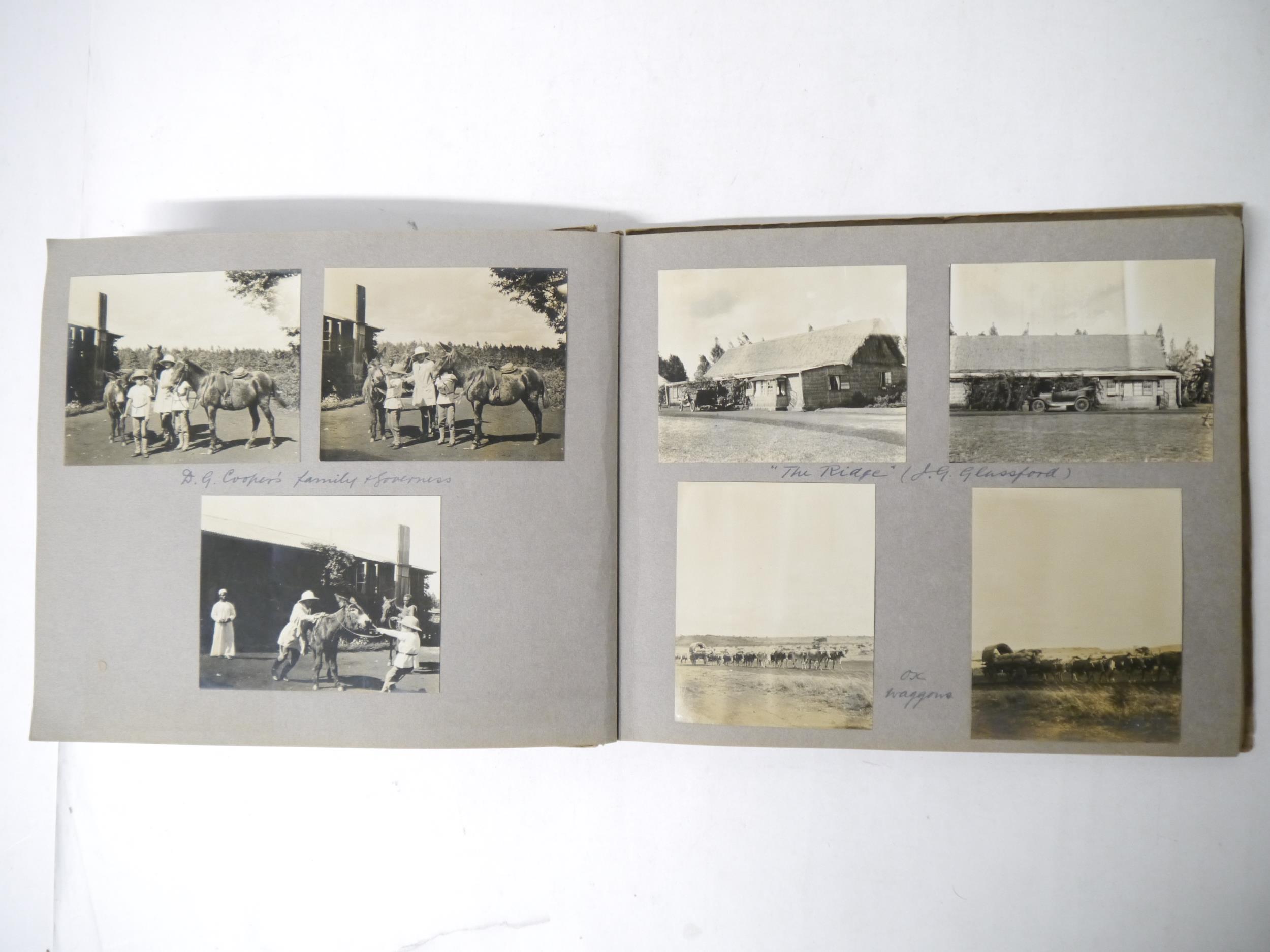 A photograph album of East Africa 1924-25, 130+ mounted photographs, mainly captioned, journey on SS - Image 7 of 27