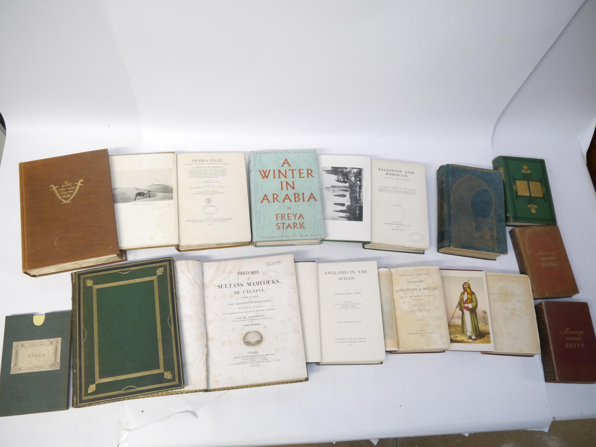 (Travel, Middle East, Arabia, North Africa), a collection of 13 titles and a map relating to the - Image 2 of 19