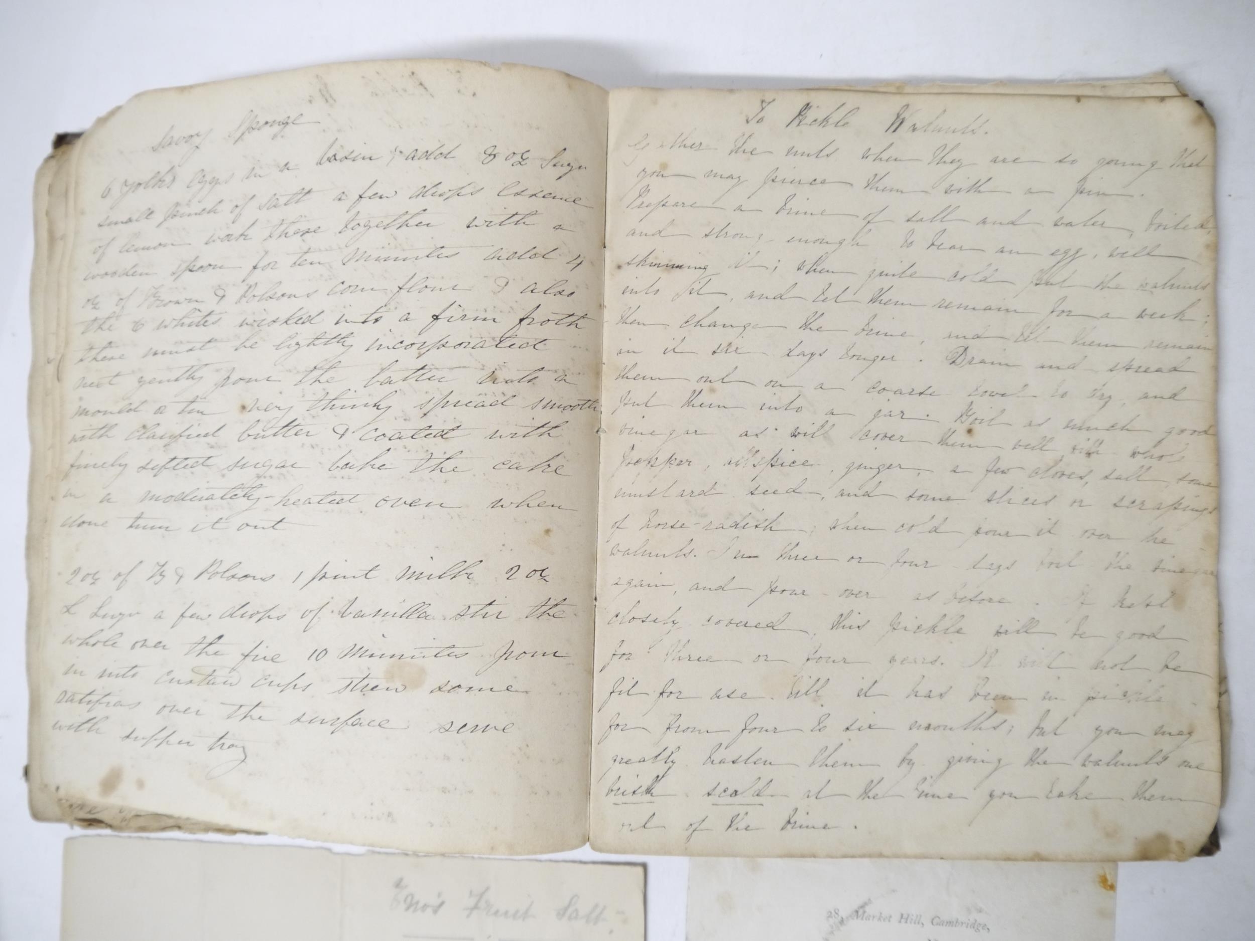 A manuscript book containing a good quantity of circa late 18th to mid 19th Century entries, - Image 24 of 31