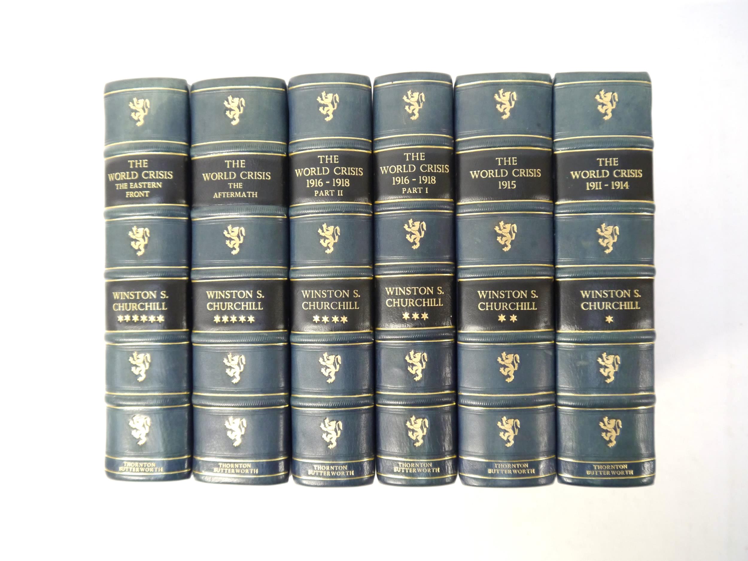 Winston S. Churchill: 'The World Crisis 1911-1918. [Complete in six volumes]', London, Thornton - Image 19 of 21