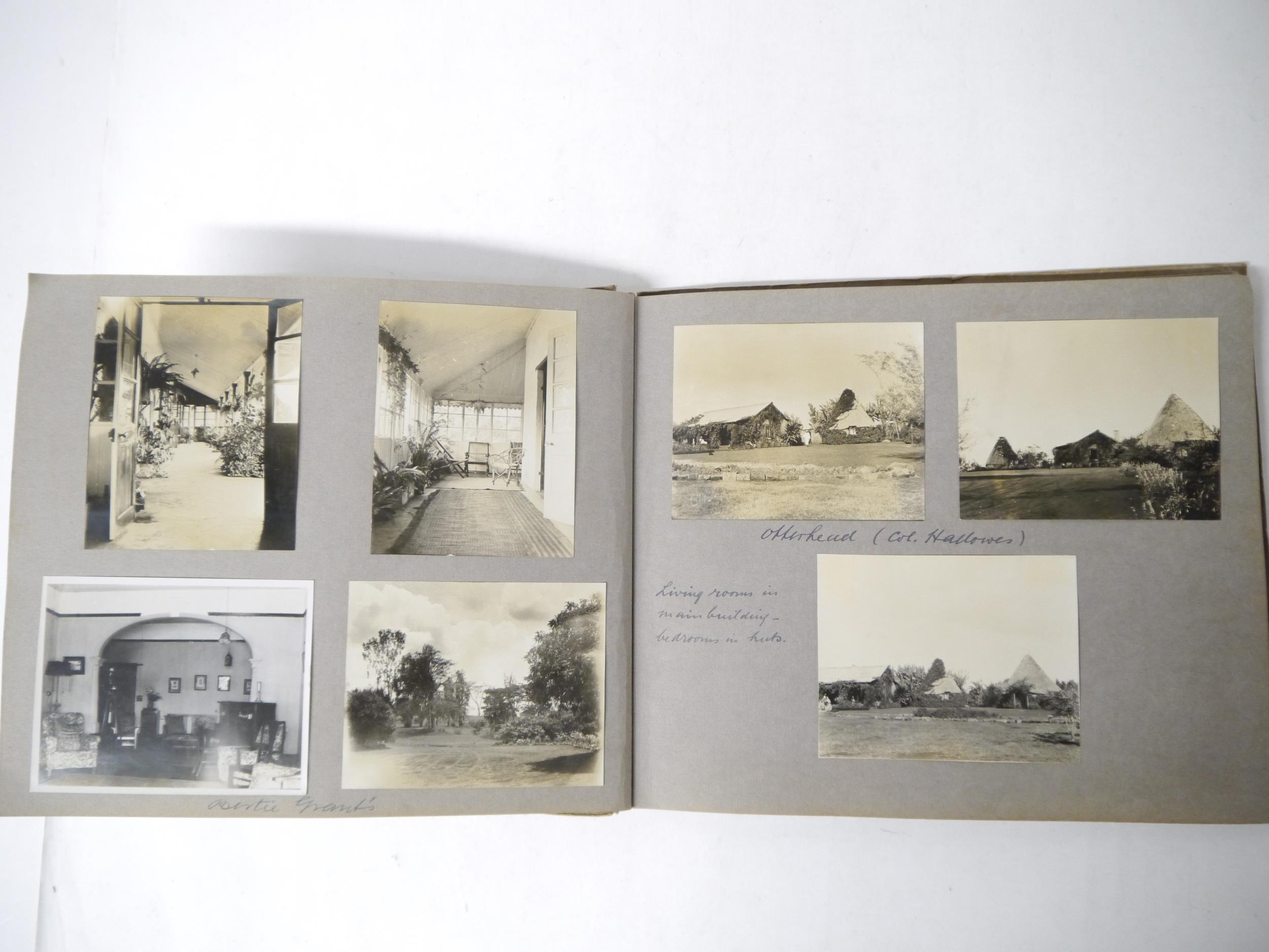 A photograph album of East Africa 1924-25, 130+ mounted photographs, mainly captioned, journey on SS - Image 5 of 27