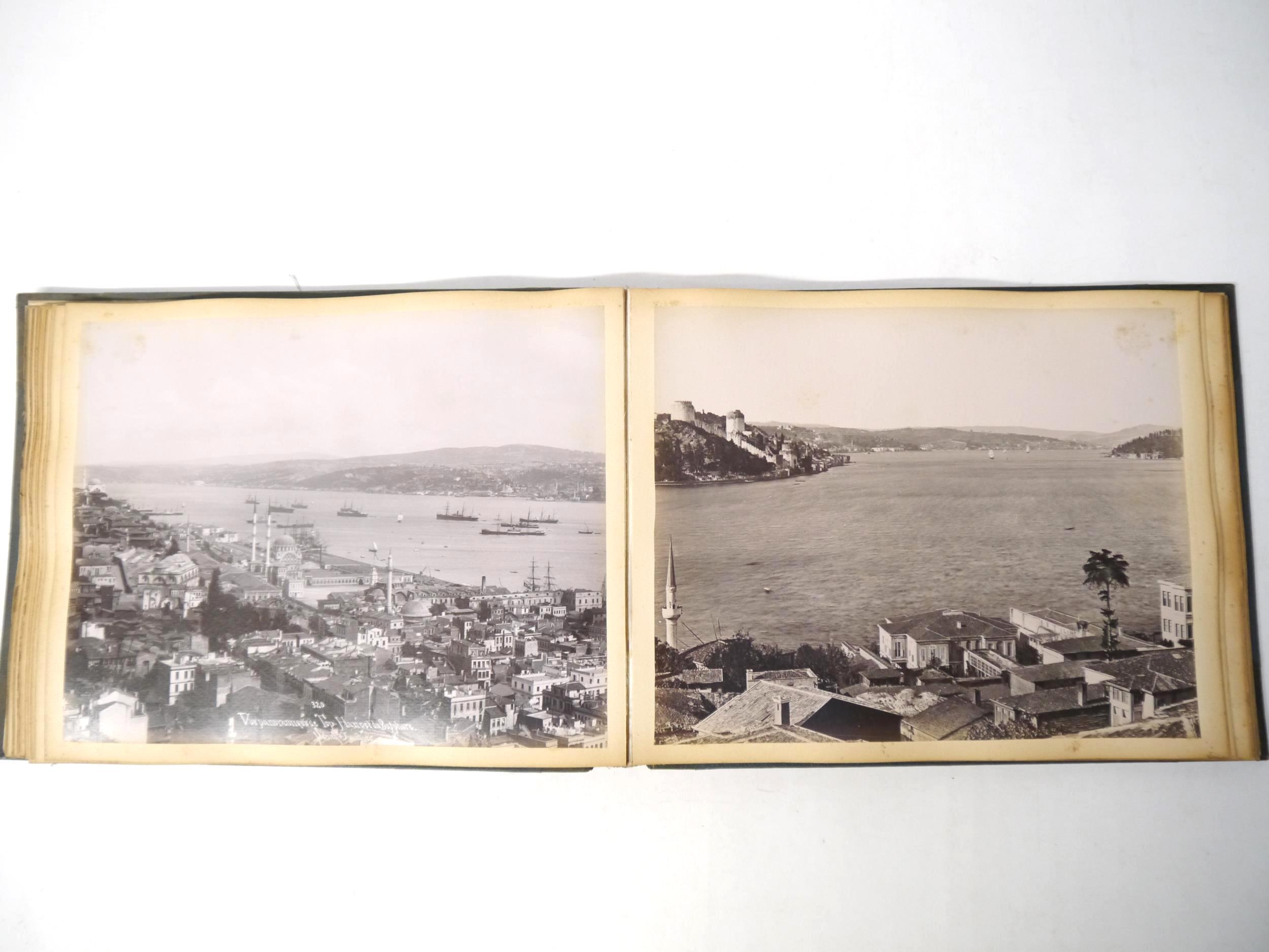 (Istanbul, Turkey, Ottoman Empire), a circa late 19th Century photograph album containing 24 mounted - Image 21 of 25