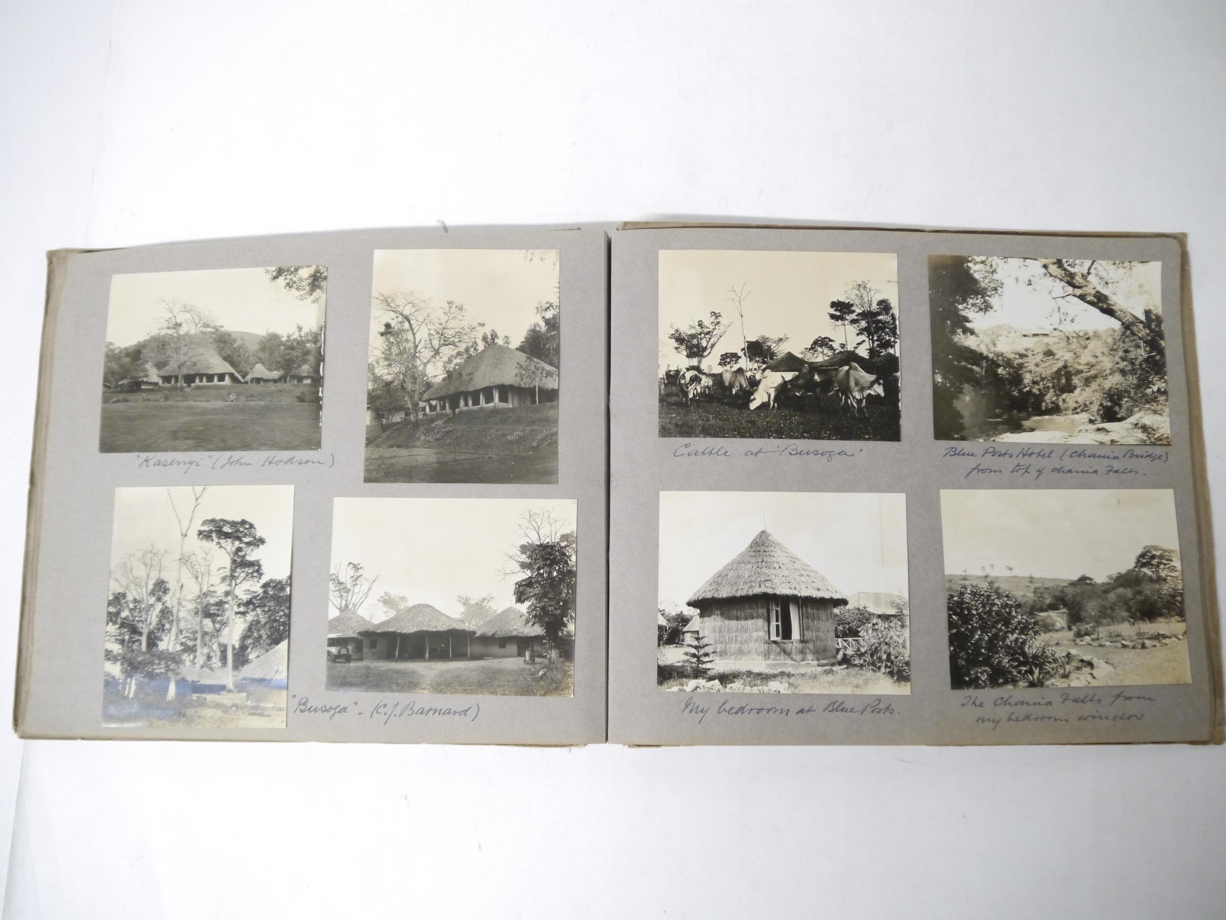 A photograph album of East Africa 1924-25, 130+ mounted photographs, mainly captioned, journey on SS - Image 18 of 27