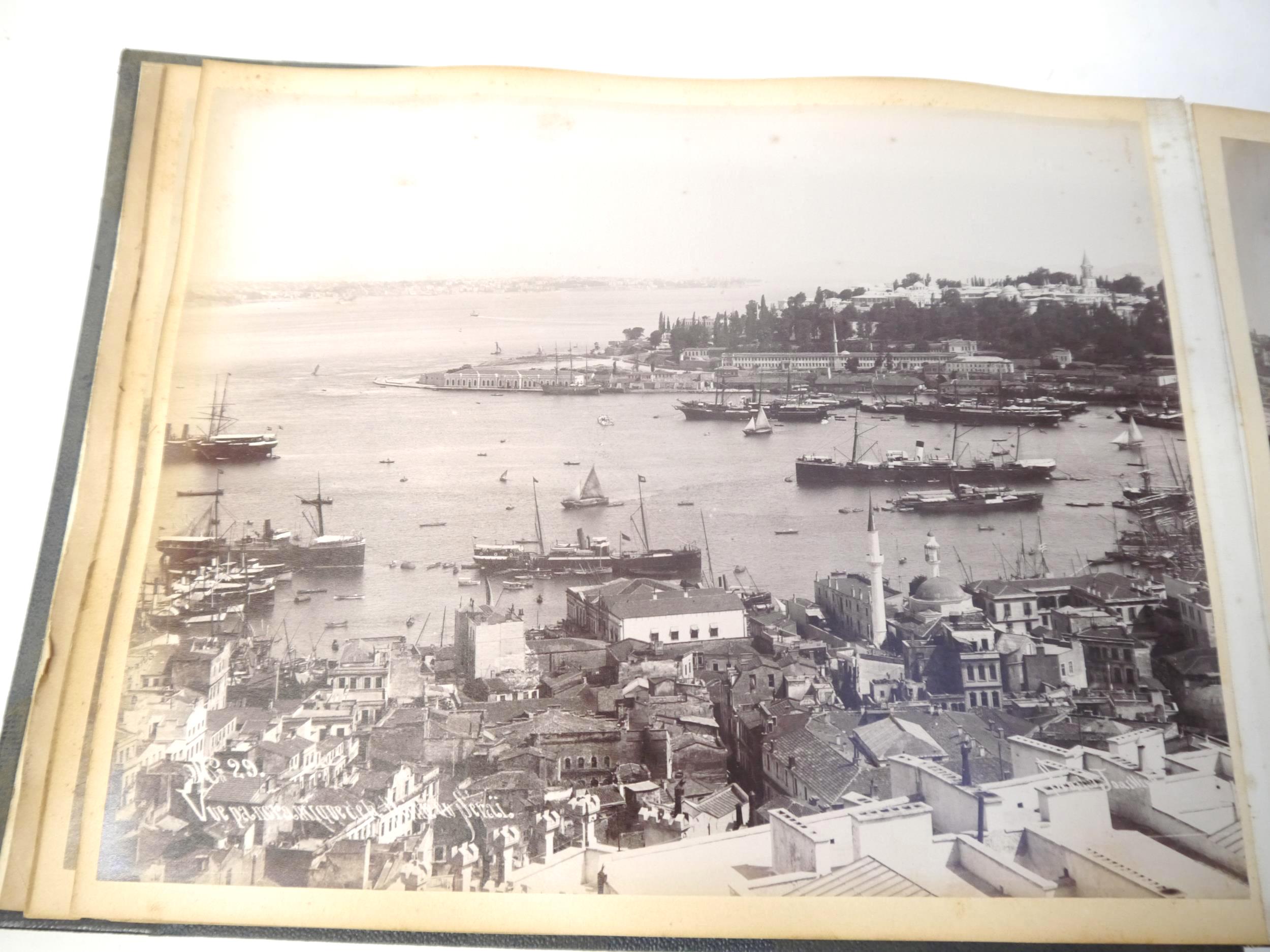 (Istanbul, Turkey, Ottoman Empire), a circa late 19th Century photograph album containing 24 mounted - Image 3 of 25