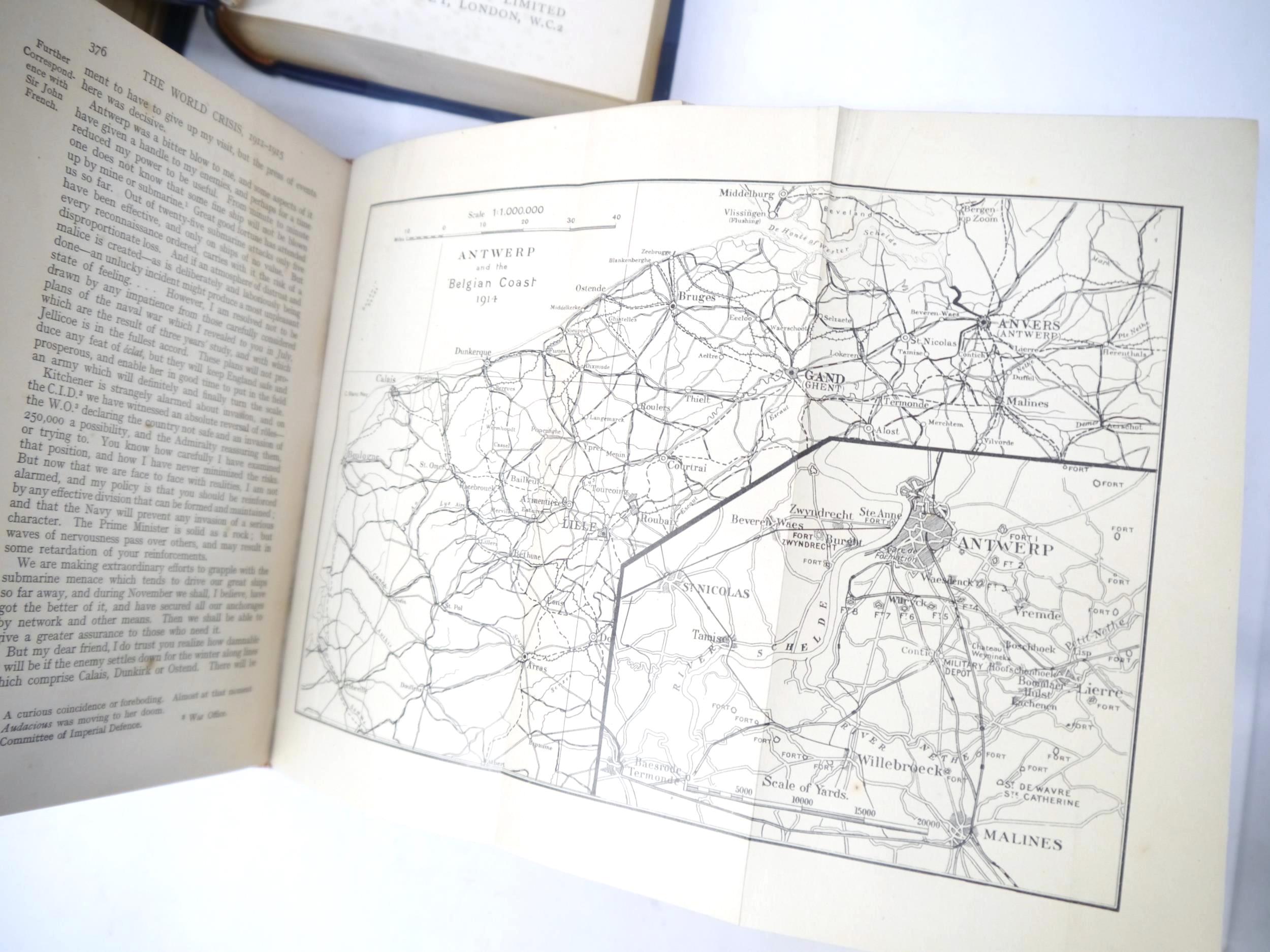 Winston S. Churchill: 'The World Crisis 1911-1918. [Complete in six volumes]', London, Thornton - Image 11 of 21