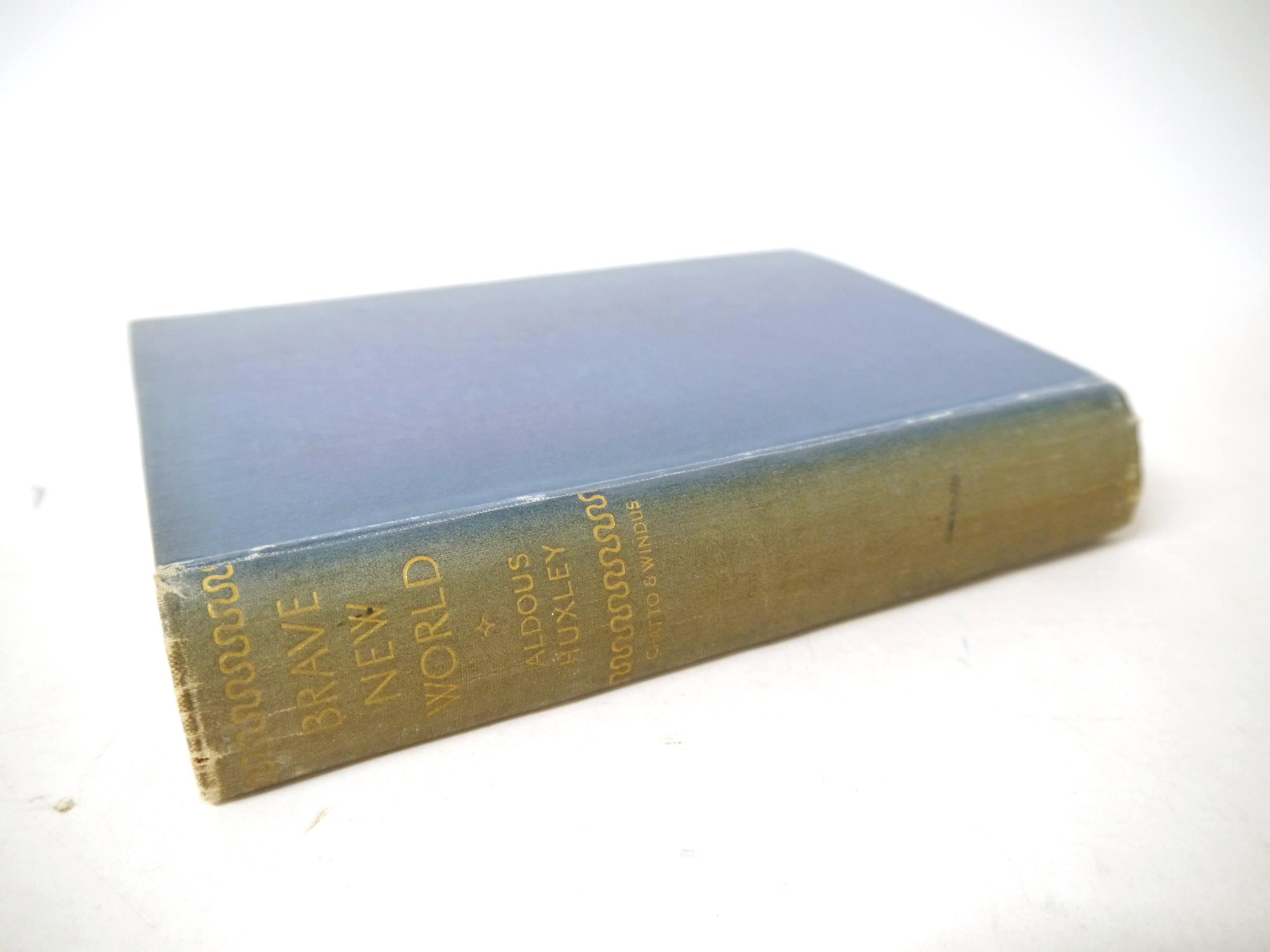 Aldous Huxley: 'Brave New World', London, Chatto & Windus, 1932, 2nd impression, original cloth gilt - Image 3 of 11
