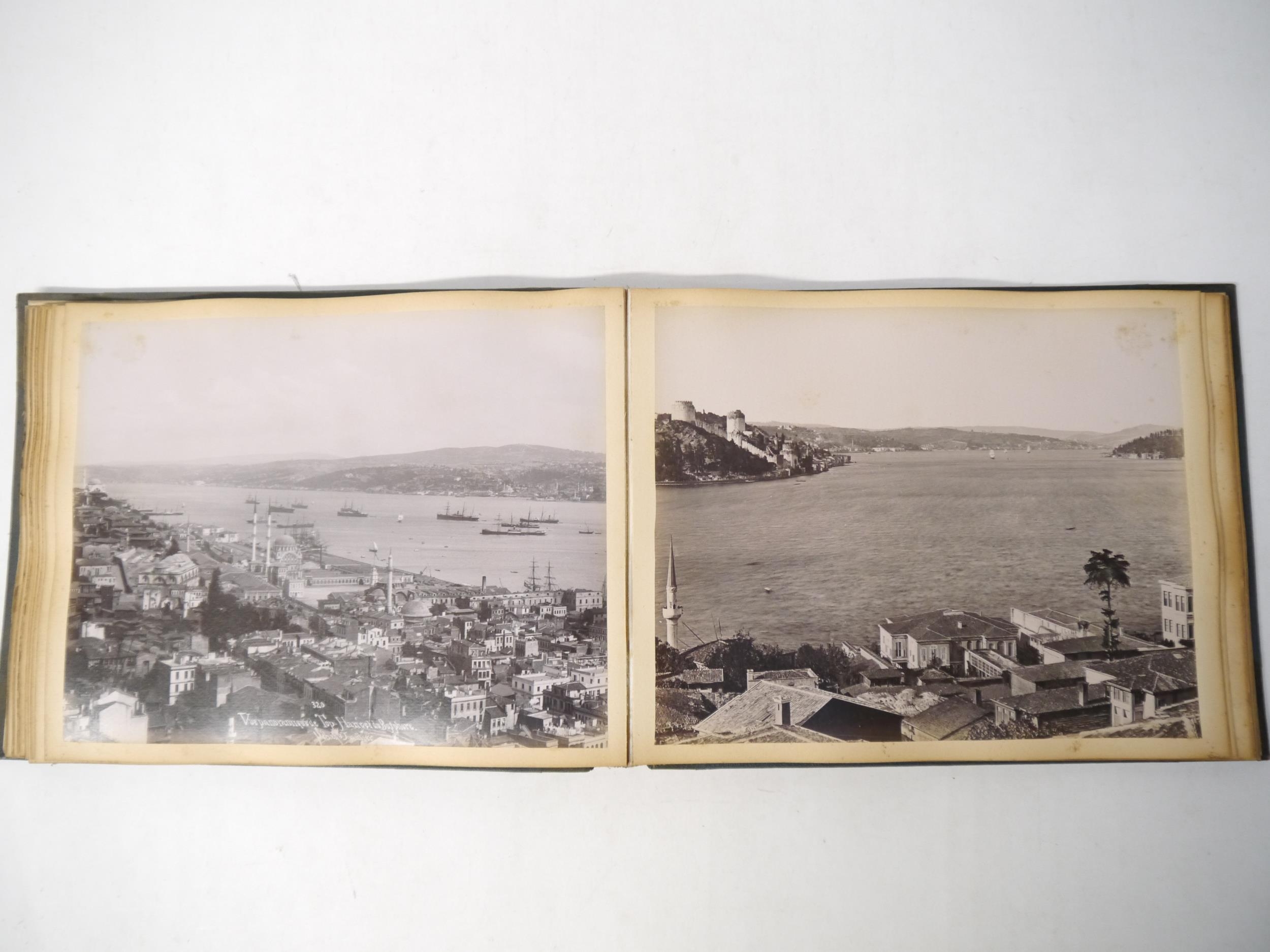 (Istanbul, Turkey, Ottoman Empire), a circa late 19th Century photograph album containing 24 mounted - Image 20 of 25