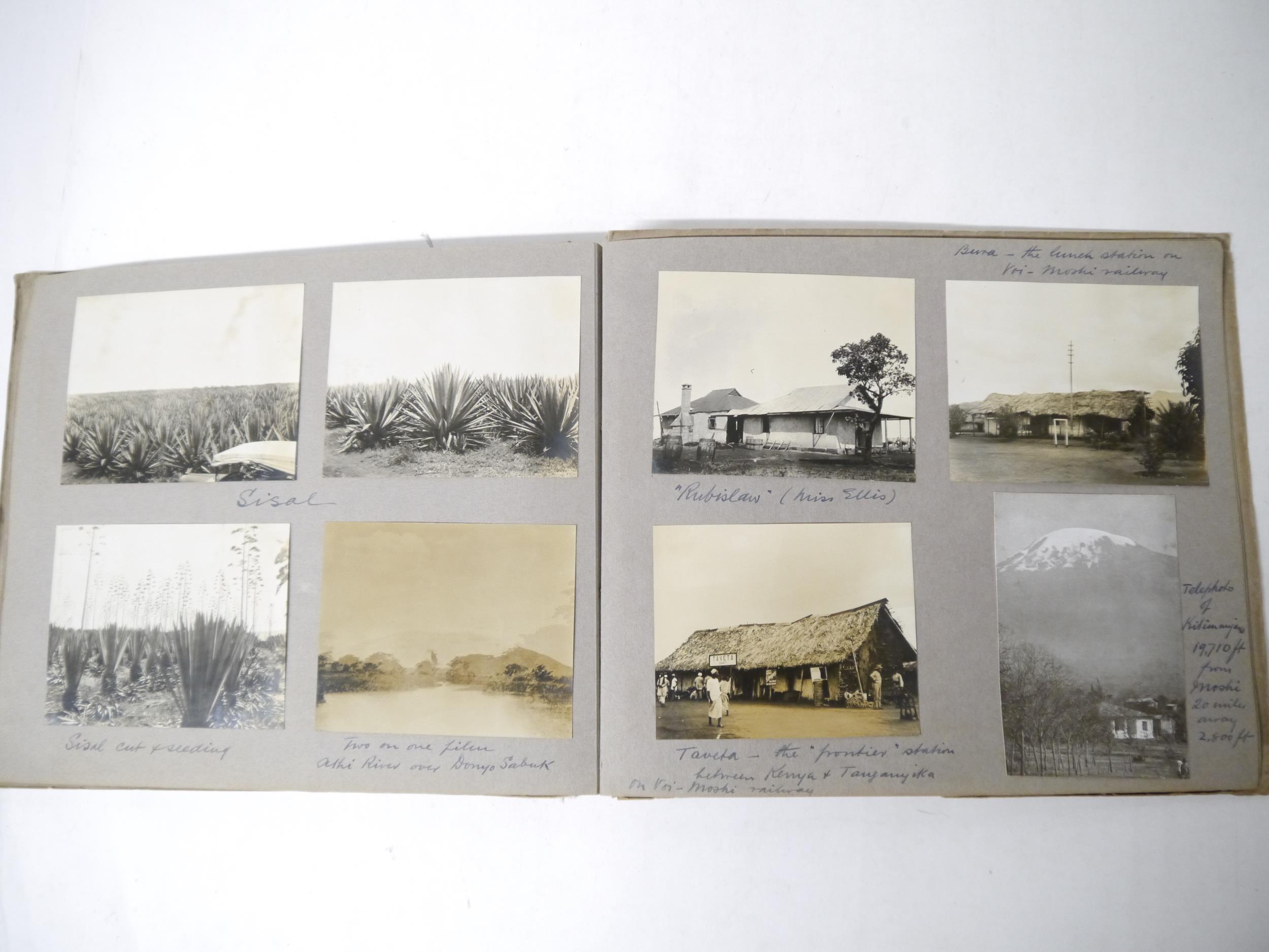 A photograph album of East Africa 1924-25, 130+ mounted photographs, mainly captioned, journey on SS - Image 21 of 27
