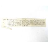 Copy of court roll, manor of Gissing; 4 May 1529 Grant by the lord to William Cowpere a close called