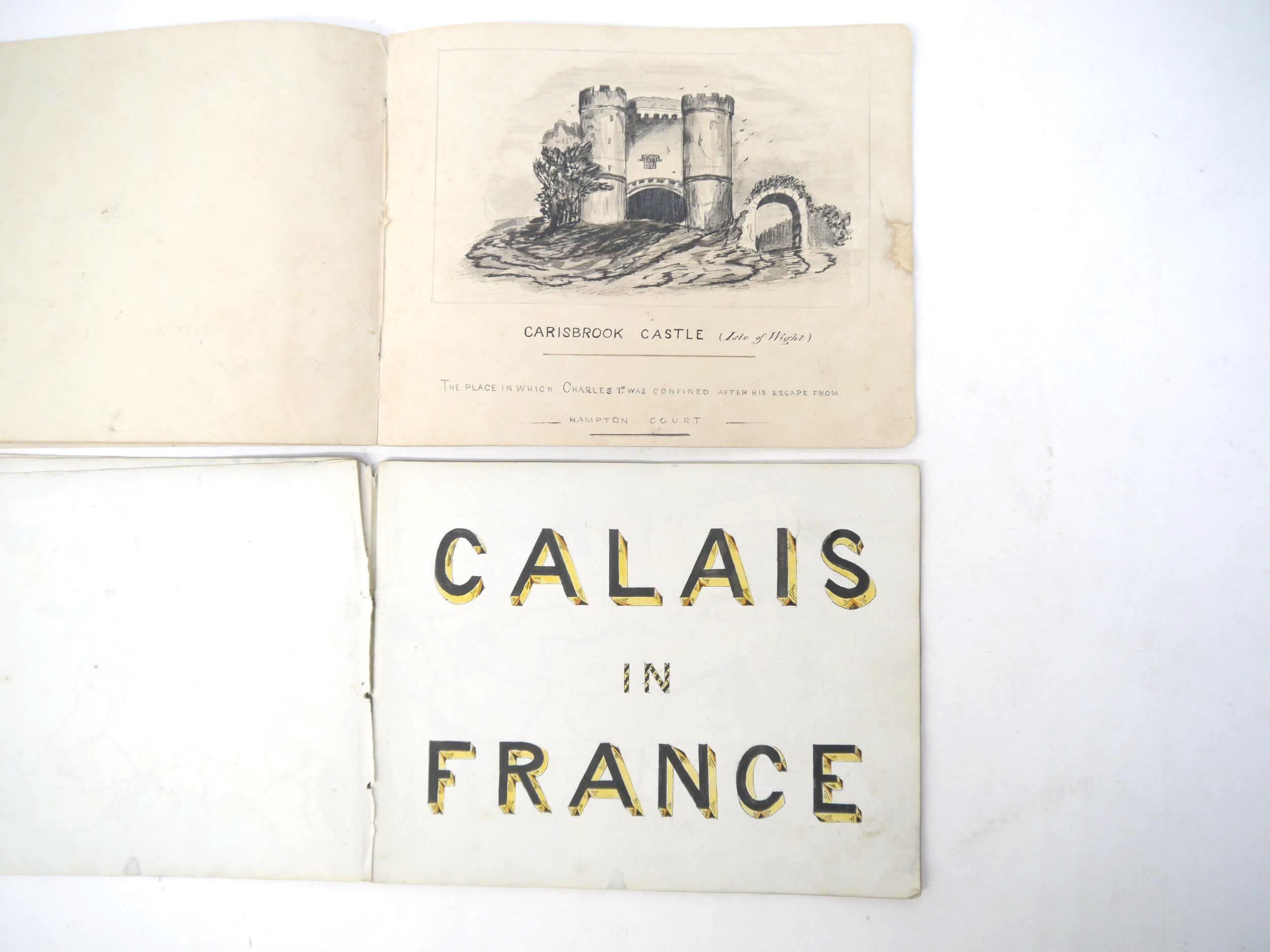 Two mid 19th Century manuscript exercise books containing well executed penmanship/ - Image 7 of 27