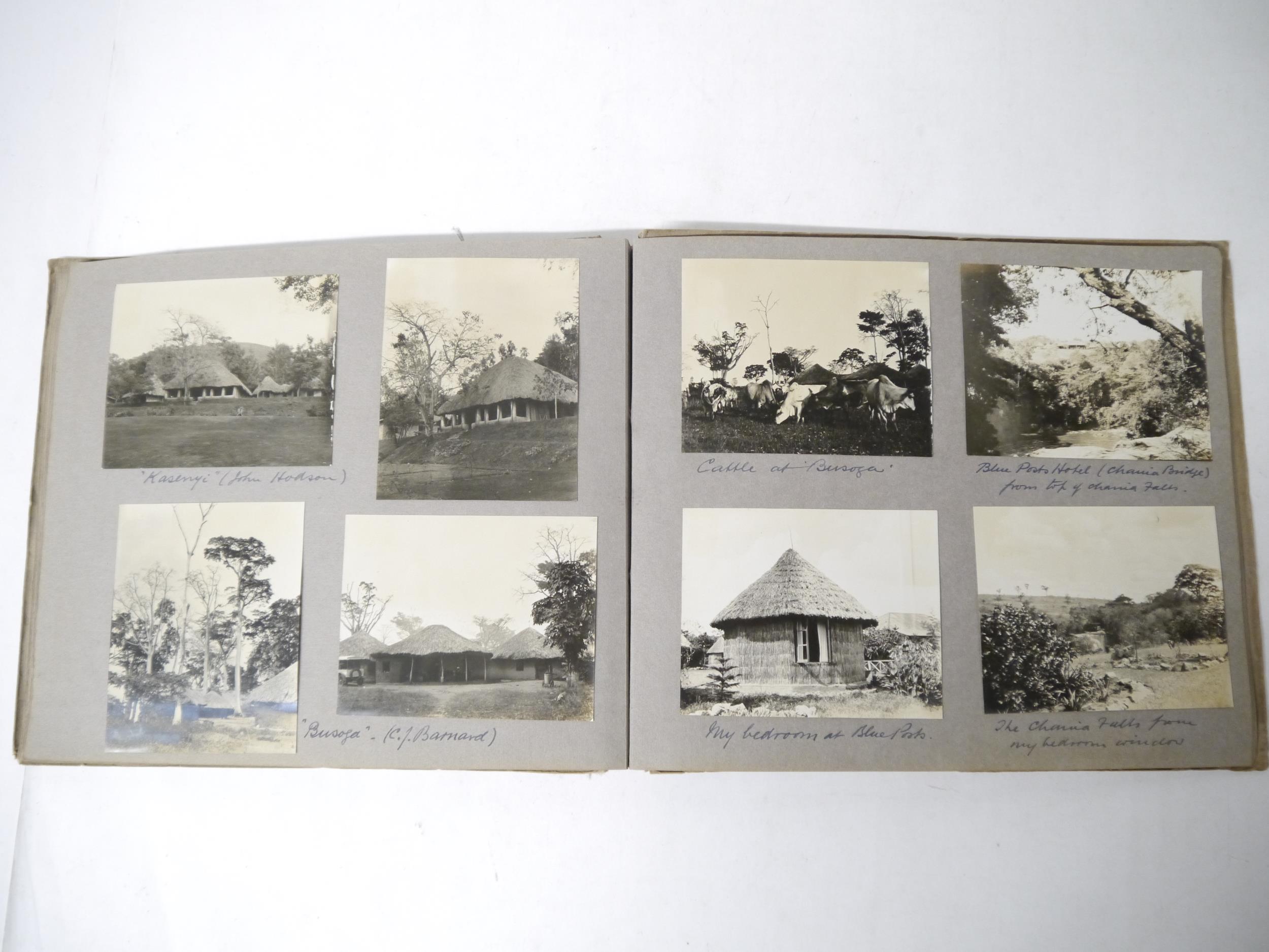 A photograph album of East Africa 1924-25, 130+ mounted photographs, mainly captioned, journey on SS - Image 19 of 27