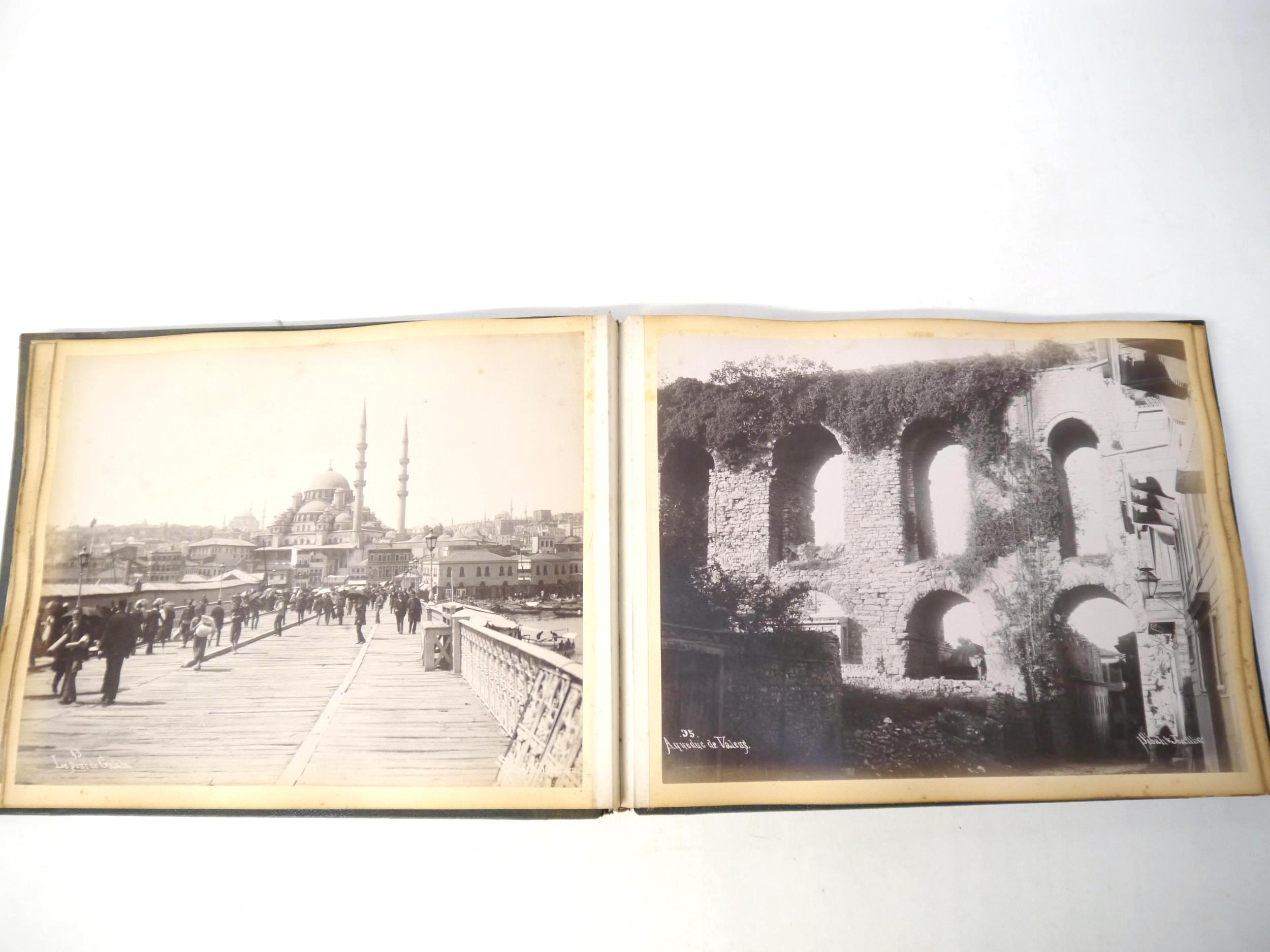 (Istanbul, Turkey, Ottoman Empire), a circa late 19th Century photograph album containing 24 mounted - Image 7 of 25