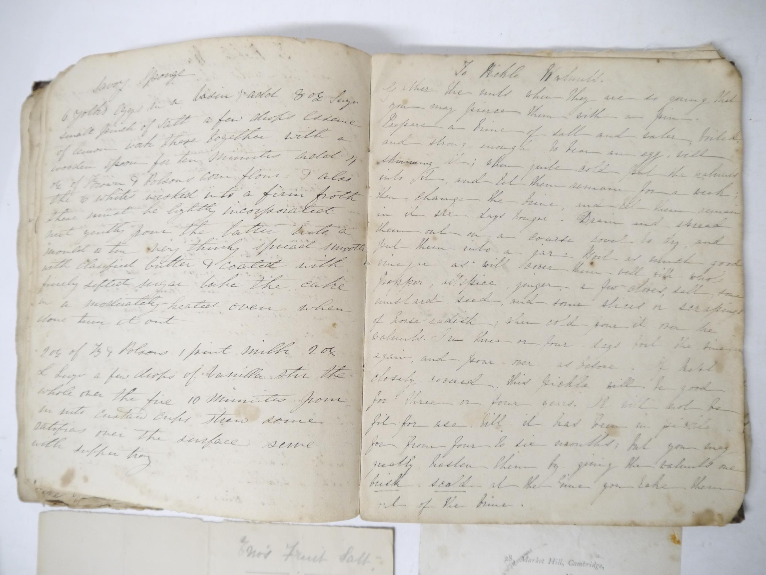 A manuscript book containing a good quantity of circa late 18th to mid 19th Century entries, - Image 25 of 31