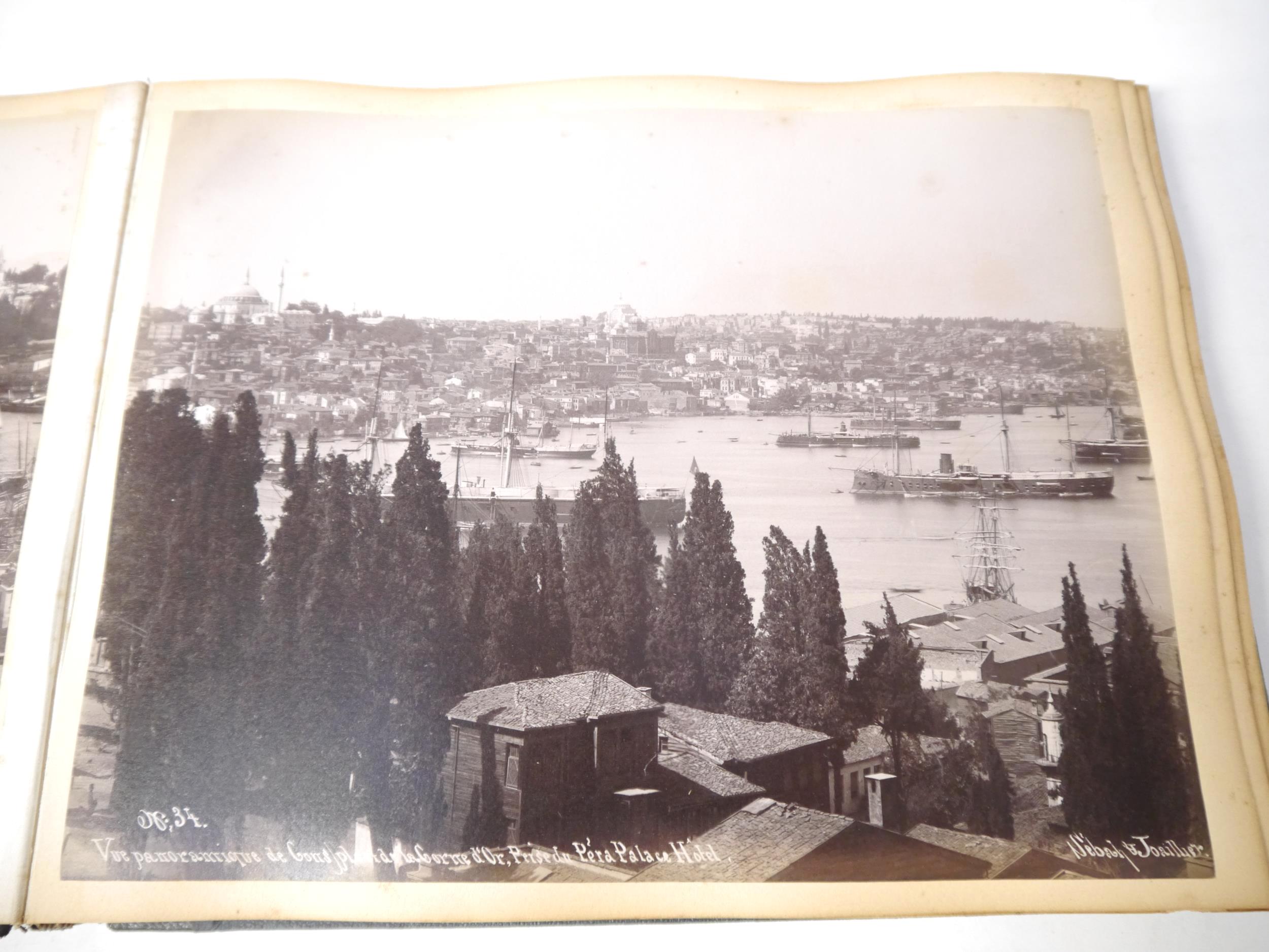 (Istanbul, Turkey, Ottoman Empire), a circa late 19th Century photograph album containing 24 mounted - Image 5 of 25