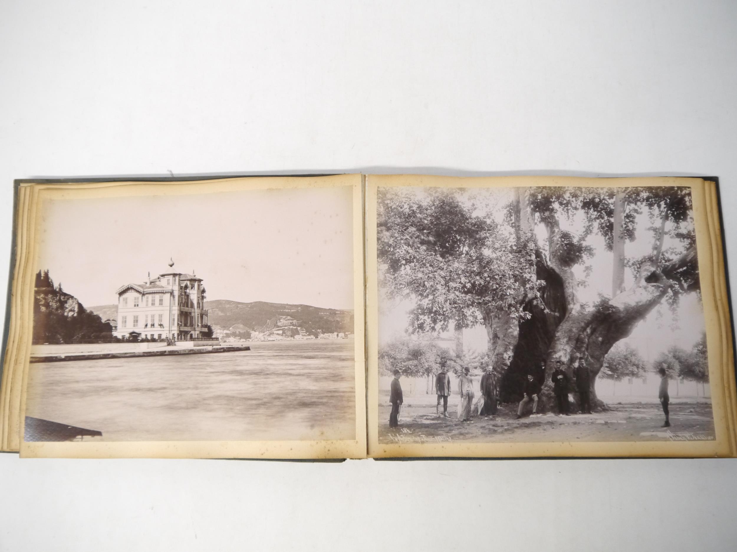 (Istanbul, Turkey, Ottoman Empire), a circa late 19th Century photograph album containing 24 mounted - Image 12 of 25