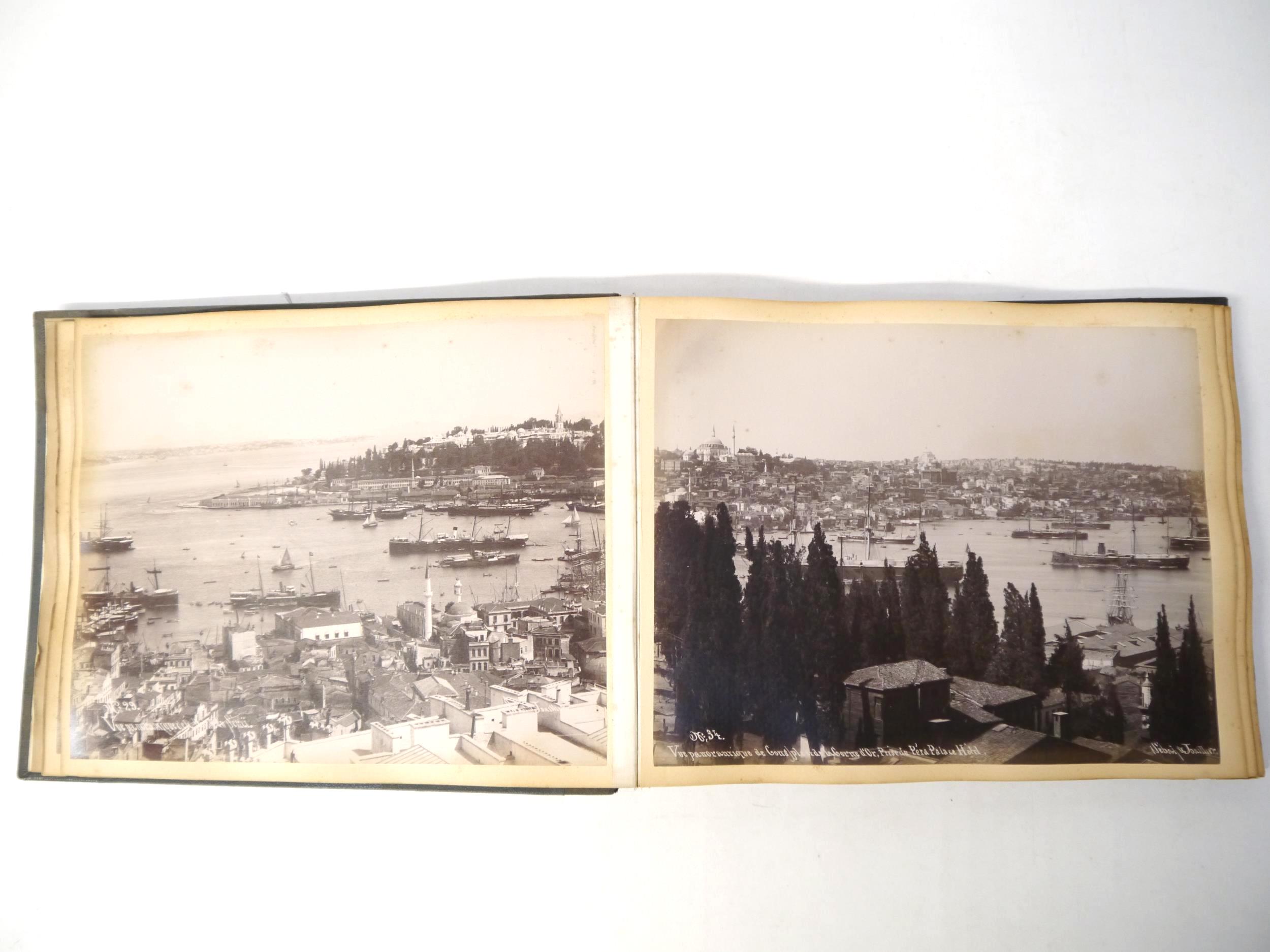 (Istanbul, Turkey, Ottoman Empire), a circa late 19th Century photograph album containing 24 mounted