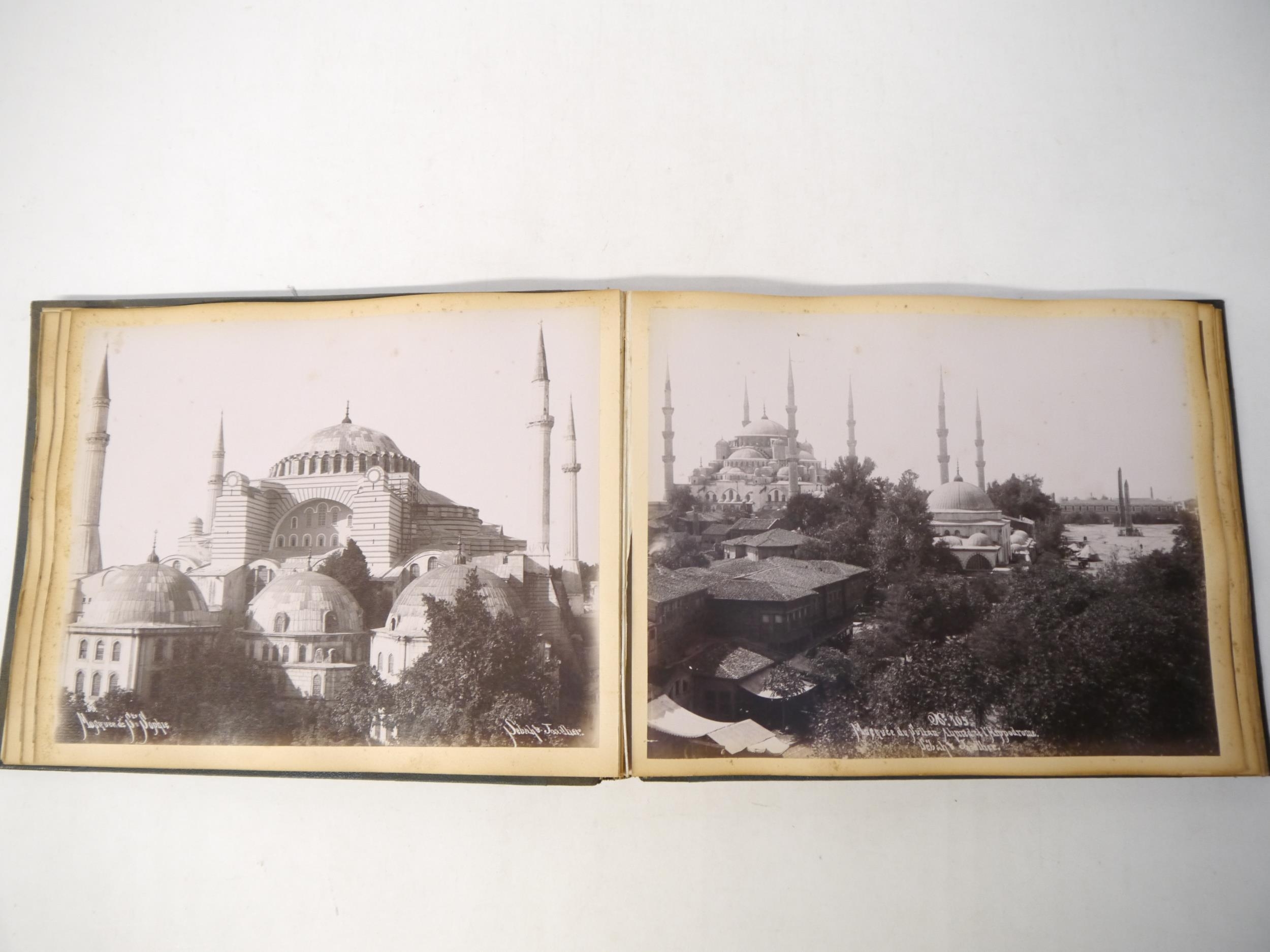 (Istanbul, Turkey, Ottoman Empire), a circa late 19th Century photograph album containing 24 mounted - Image 8 of 25