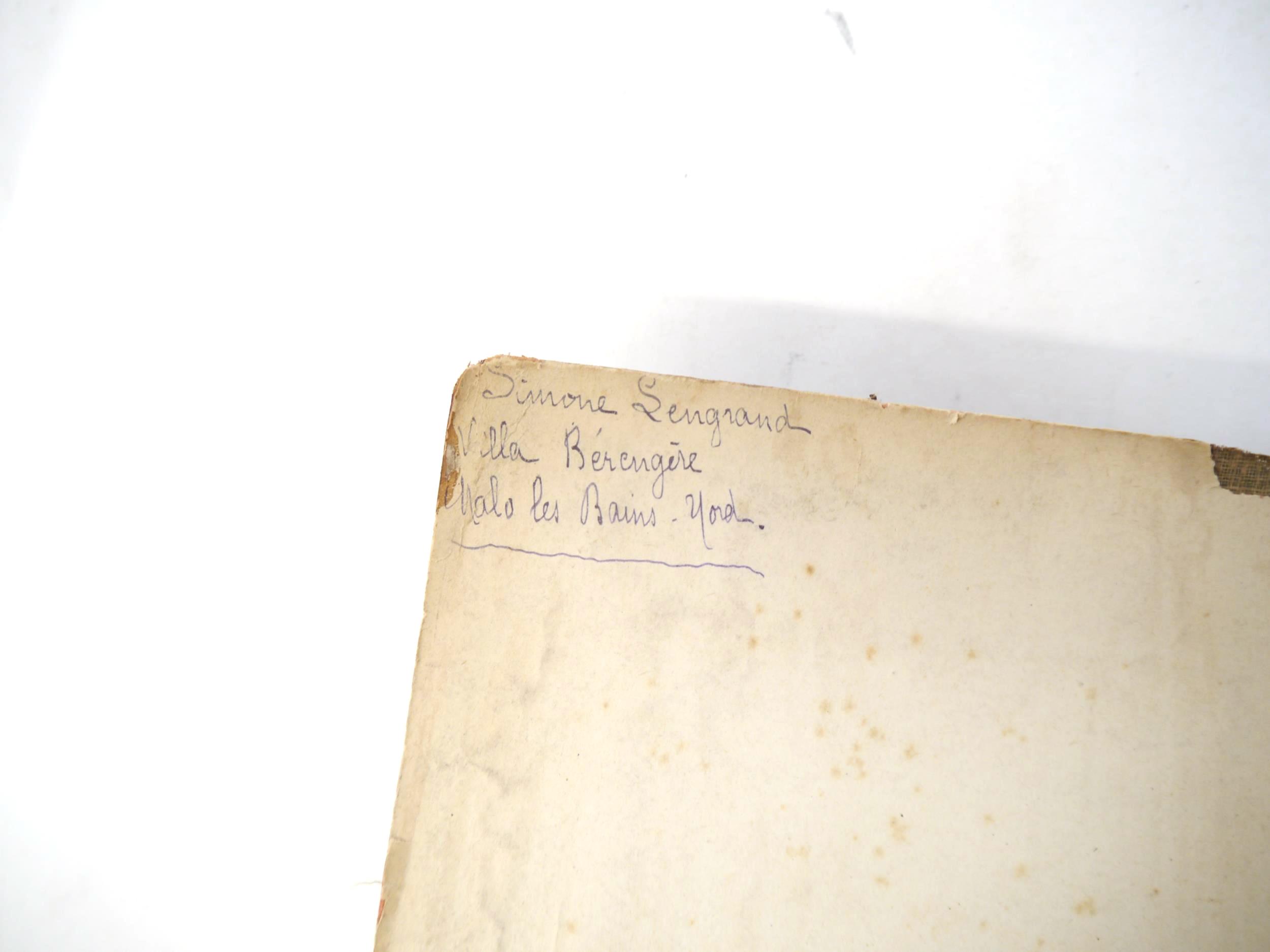 A World War 1 souvenir album containing photographs, postcards, manuscript pen & ink sketches and - Image 73 of 73