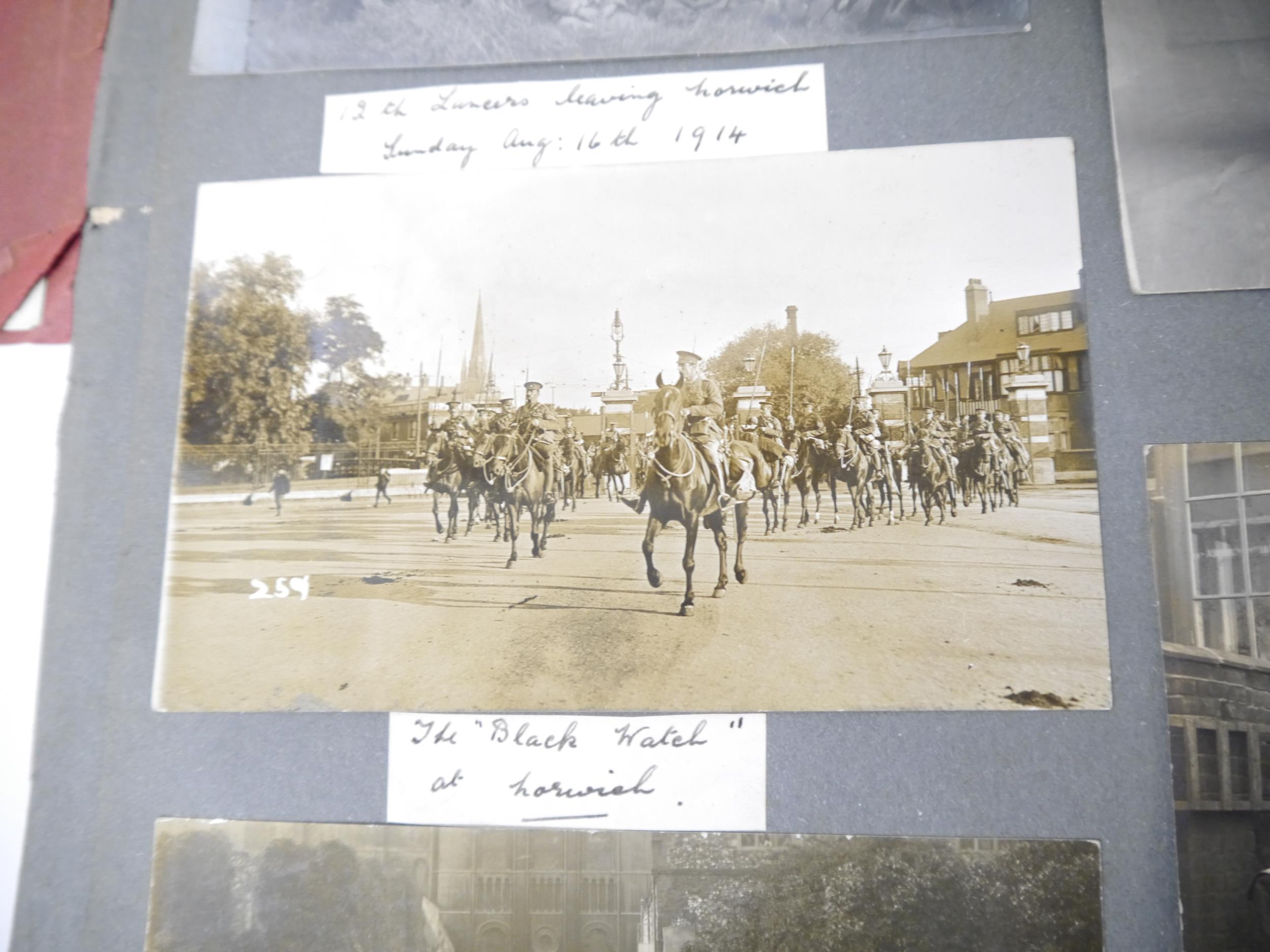 A collection of Norfolk and Norwich related ephemera, photographs and postcards, including a scrap - Image 7 of 33