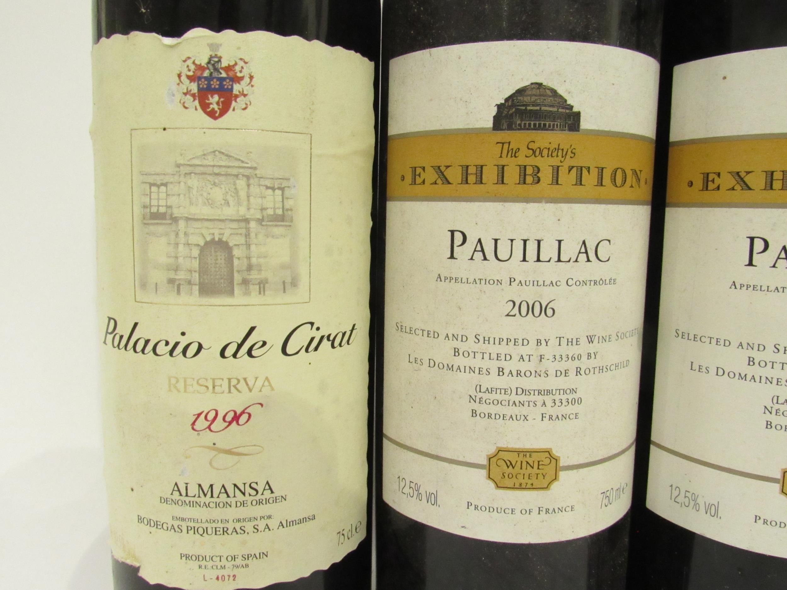 4 bottles of various. 1996 Palacio de Cirat Almansa, 2006 La Preceptoire de Centernach Maury - Image 2 of 3