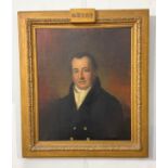 HENRY HOPPNER MEYER (c1782-1847) Oil portrait of Sir Mr Morgan, 75cm x 62cm, in gilt frame