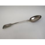 A Victorian silver basting spoon, London 1849, 31cm long, 161g