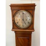 A Regency mahogany long case clock of small proportions by Robert Chandler of London, twin weight