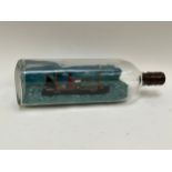 'Ocean Crest YT876' ship in a bottle